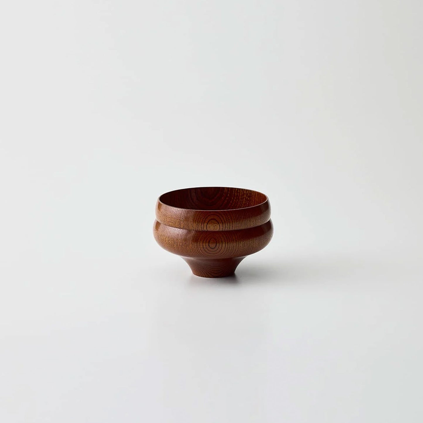 TSUMUGI Soup Bowl Gourd Shape Lacquer Finish