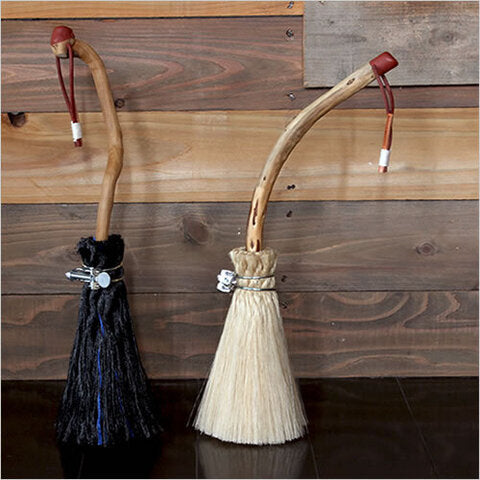 Driftwood and Rope Broom BEIGE