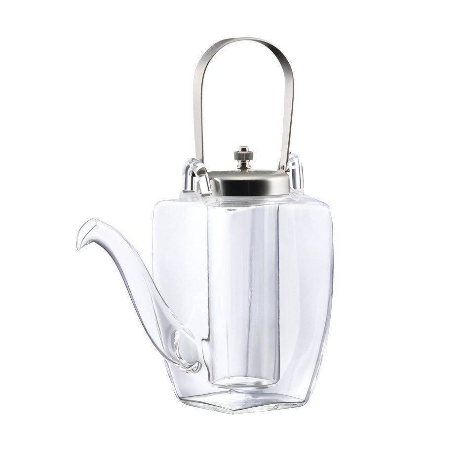 POT Square chirori soft silver finish