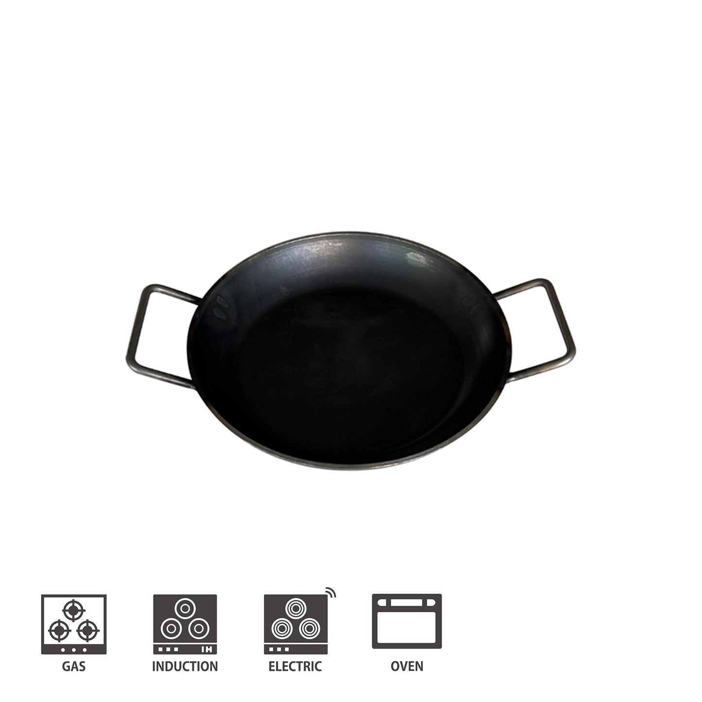 KAMA-ASA's Double handle Iron Frying pan 22cm