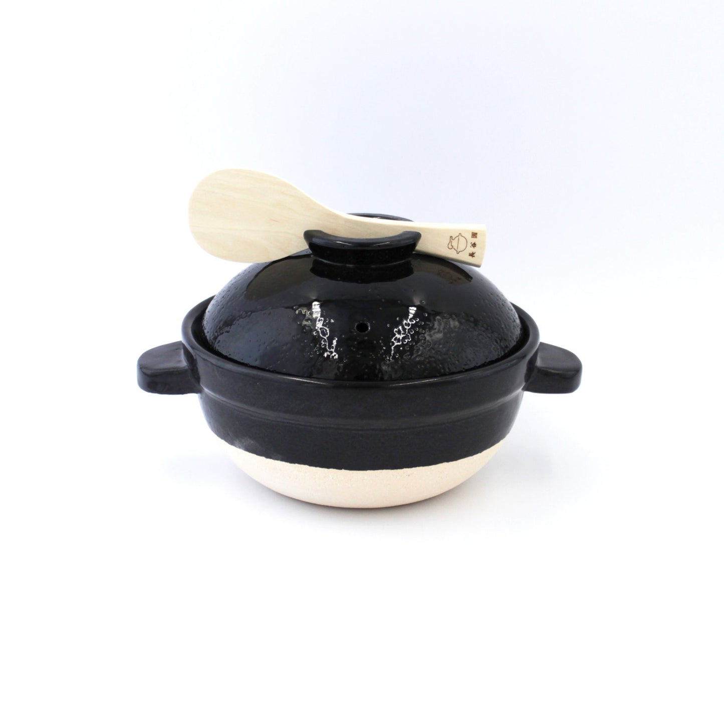 Double-Lid Donabe Rice Cooker 【Kamado-san】2 Rice-Cup Size