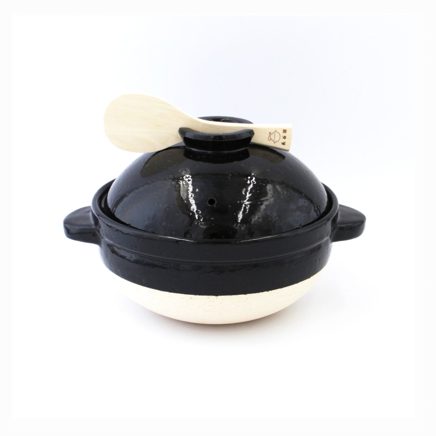 Double-Lid Donabe Rice Cooker 【Kamado-san】3 Rice-Cup Size