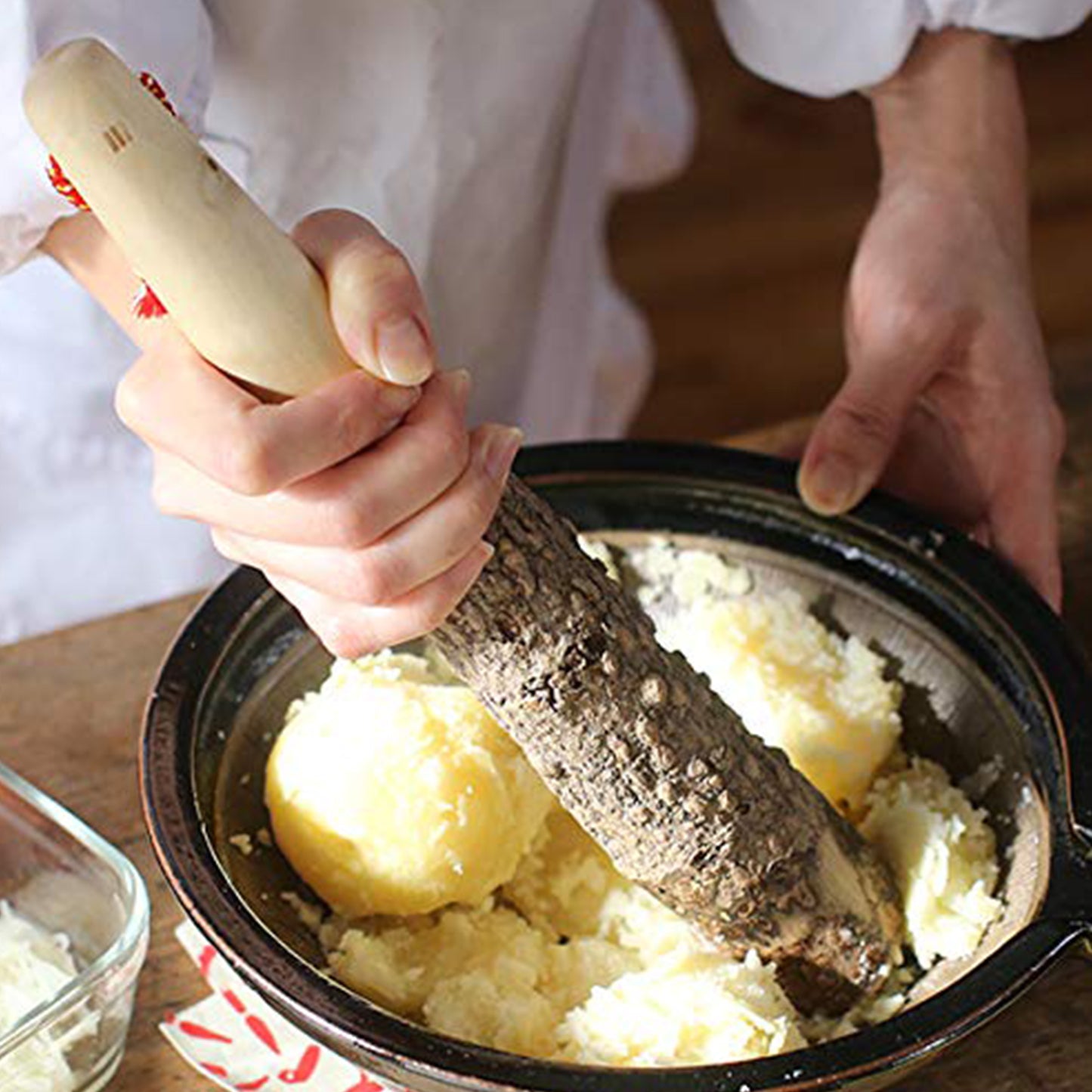 Wooden pestle for 9.52 inch Large