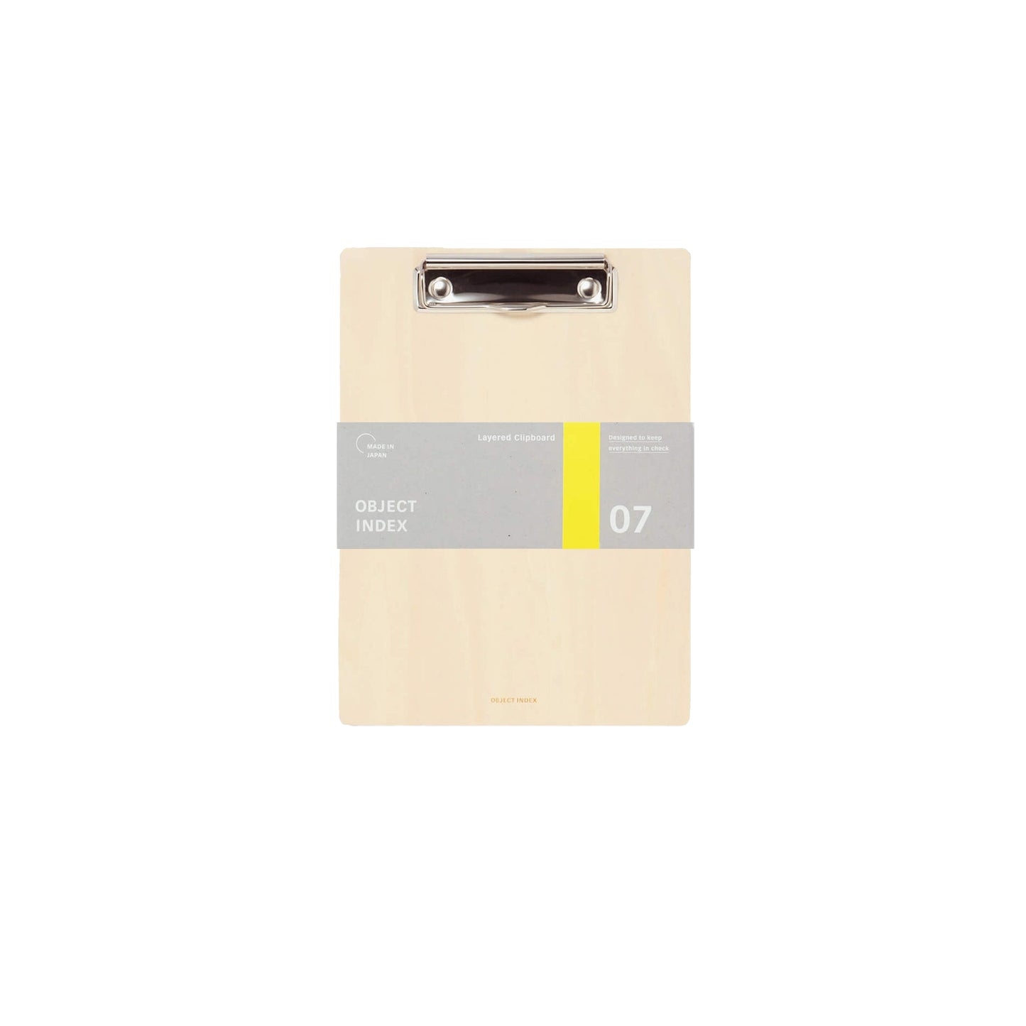 Wooden Clipboard_Gray A5 Back