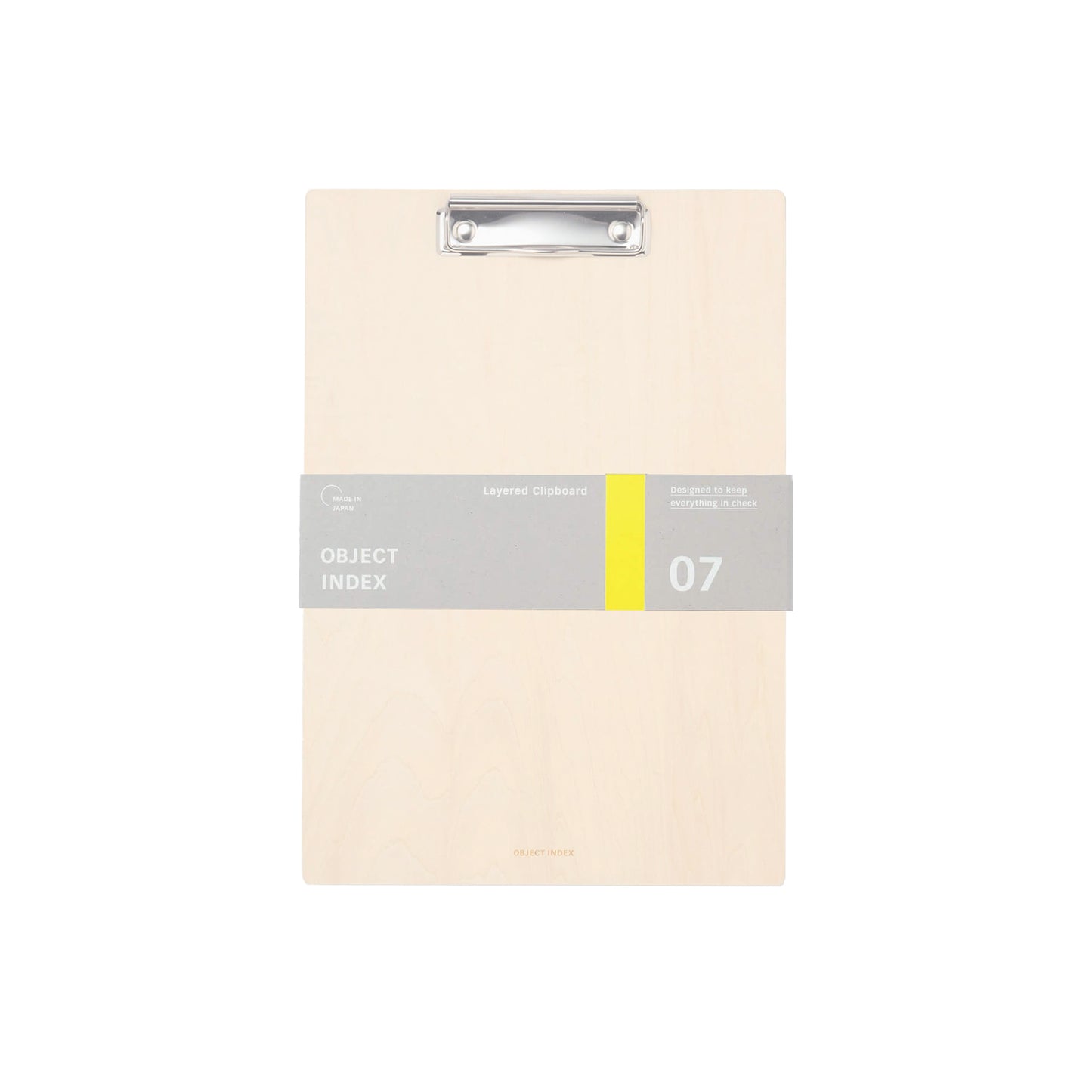 Wooden Clipboard_Gray A4 Back