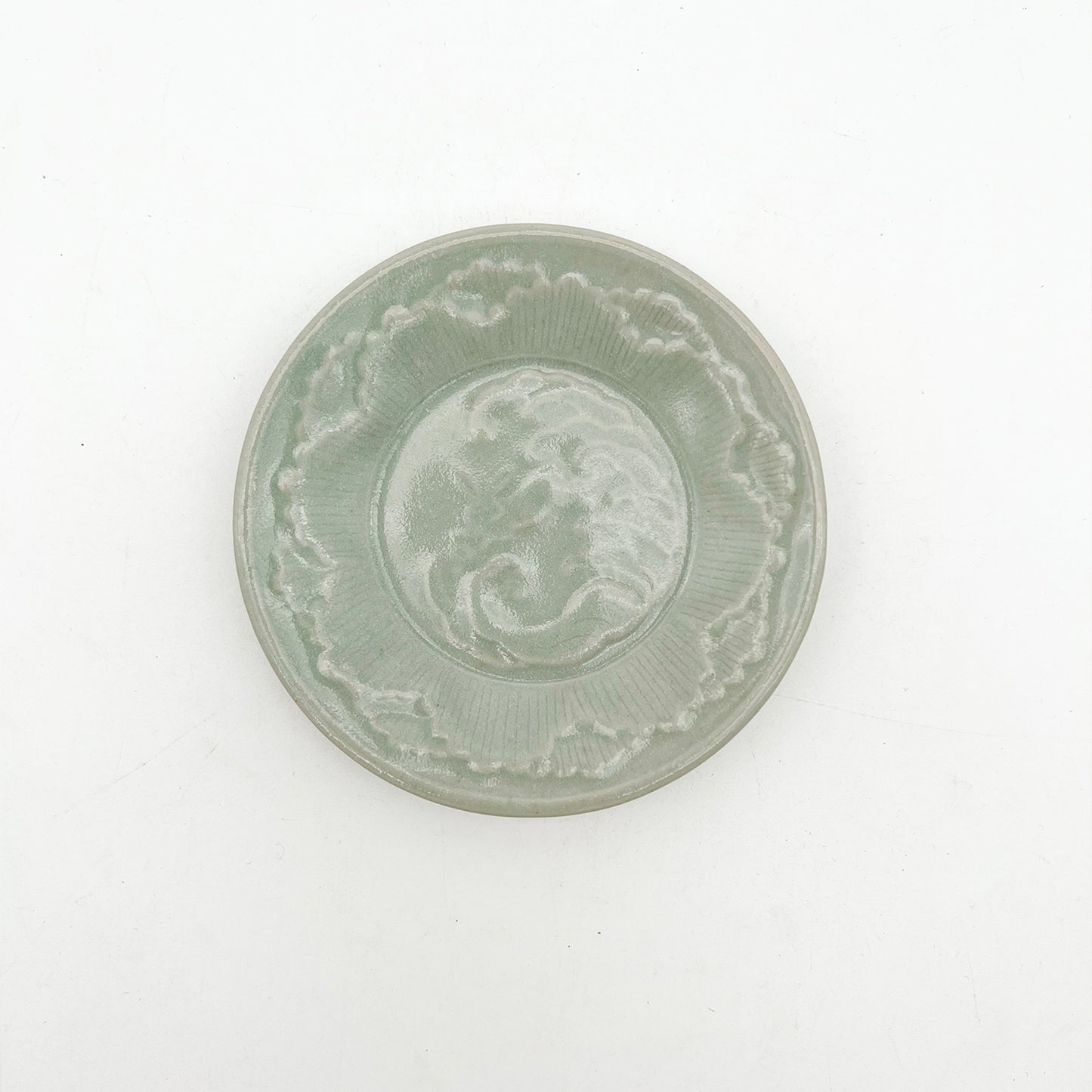 Celadon Rabbit Plate_Fumihiro Tamura