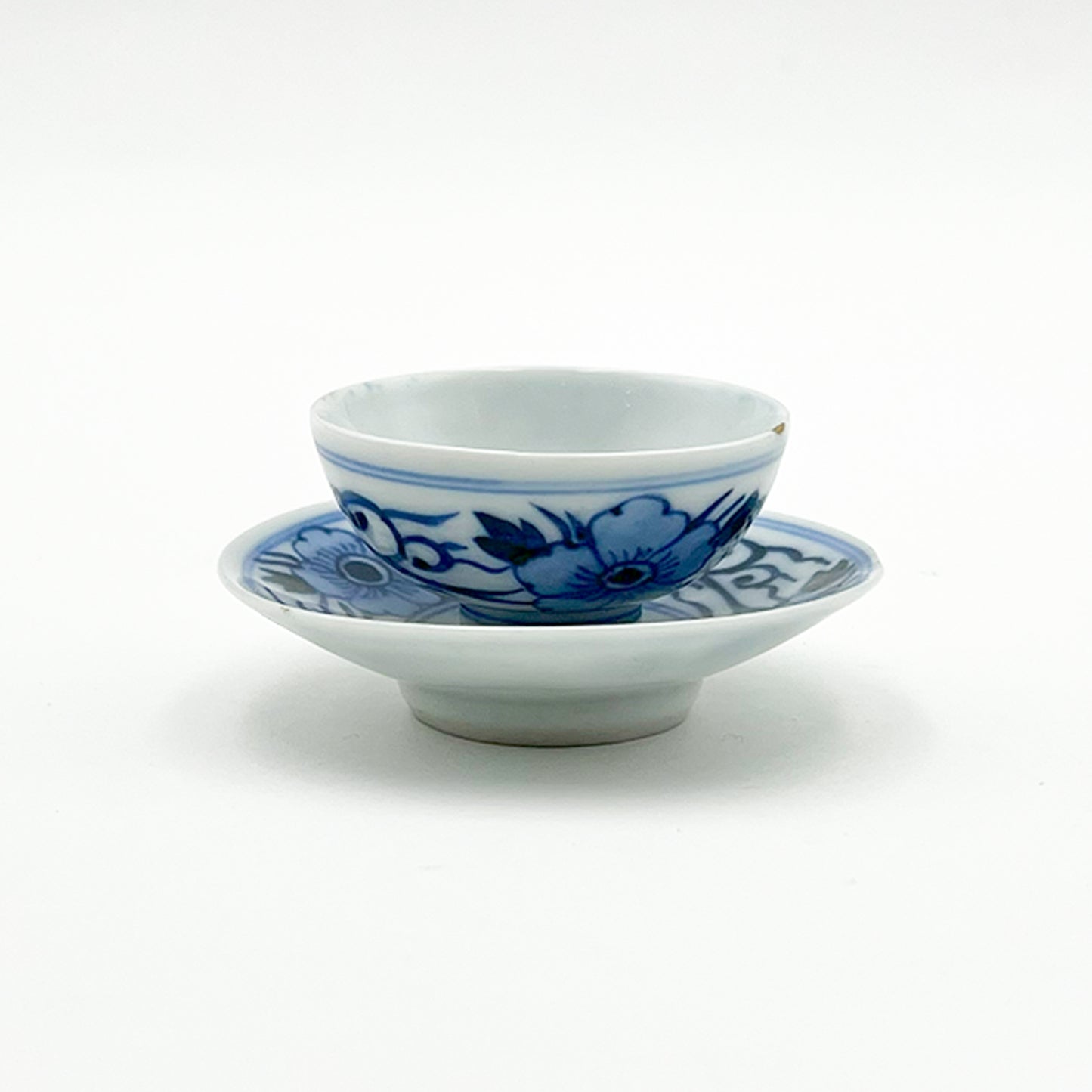 VINTAGE BW Small Tea Cup Set