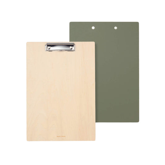 Wooden Clipboard_Olive A4 Back