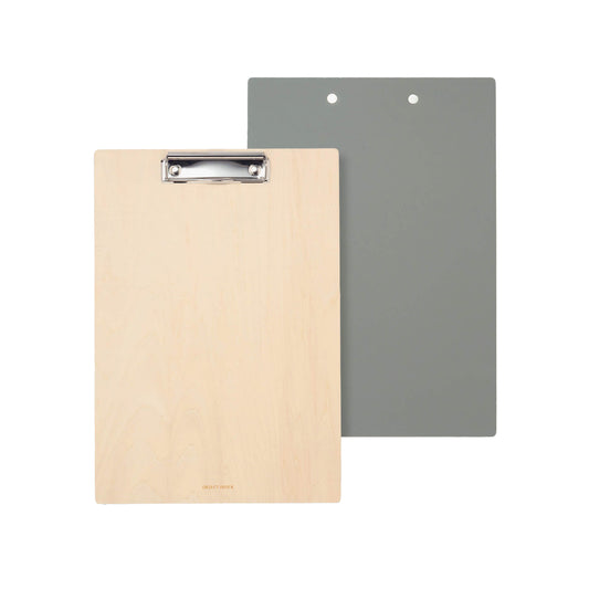 Wooden Clipboard_Gray A4 Back