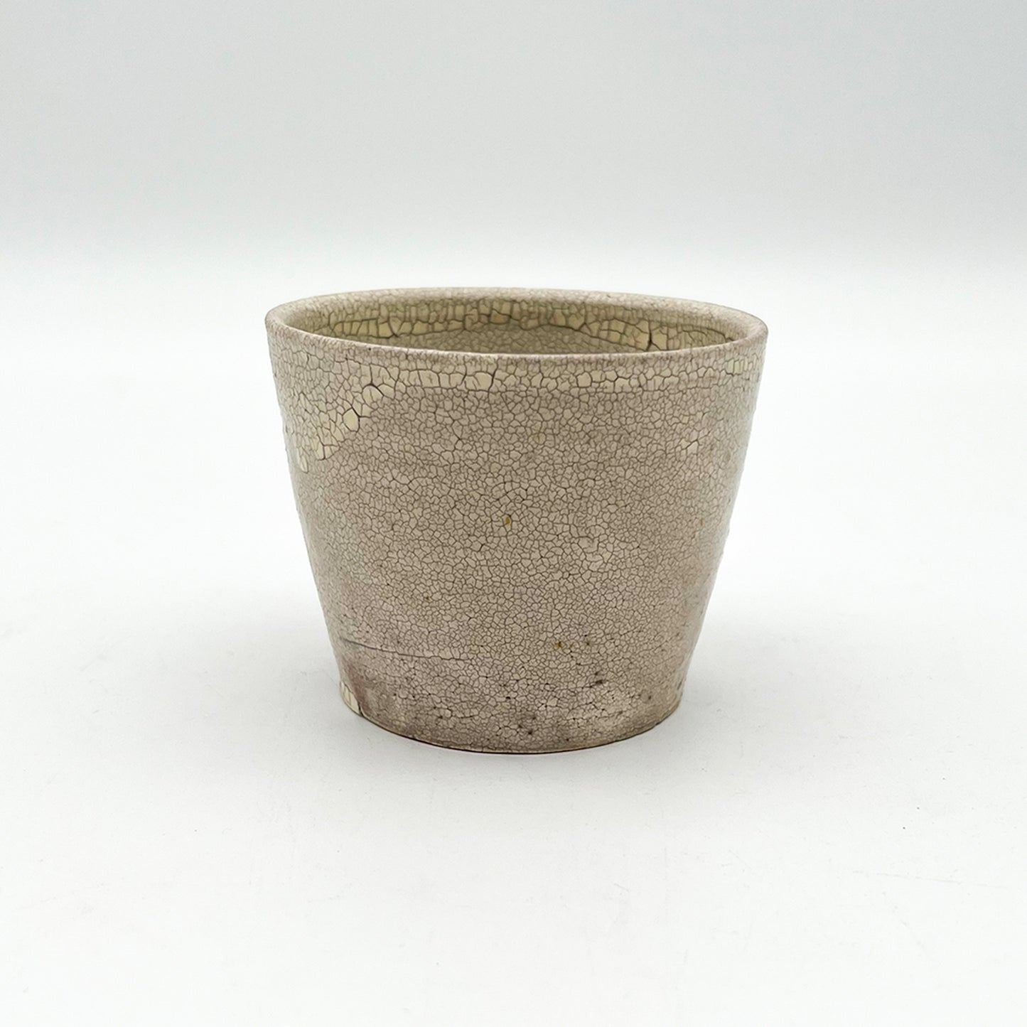 White Crackle Sake Cup_Atsushi Ogata