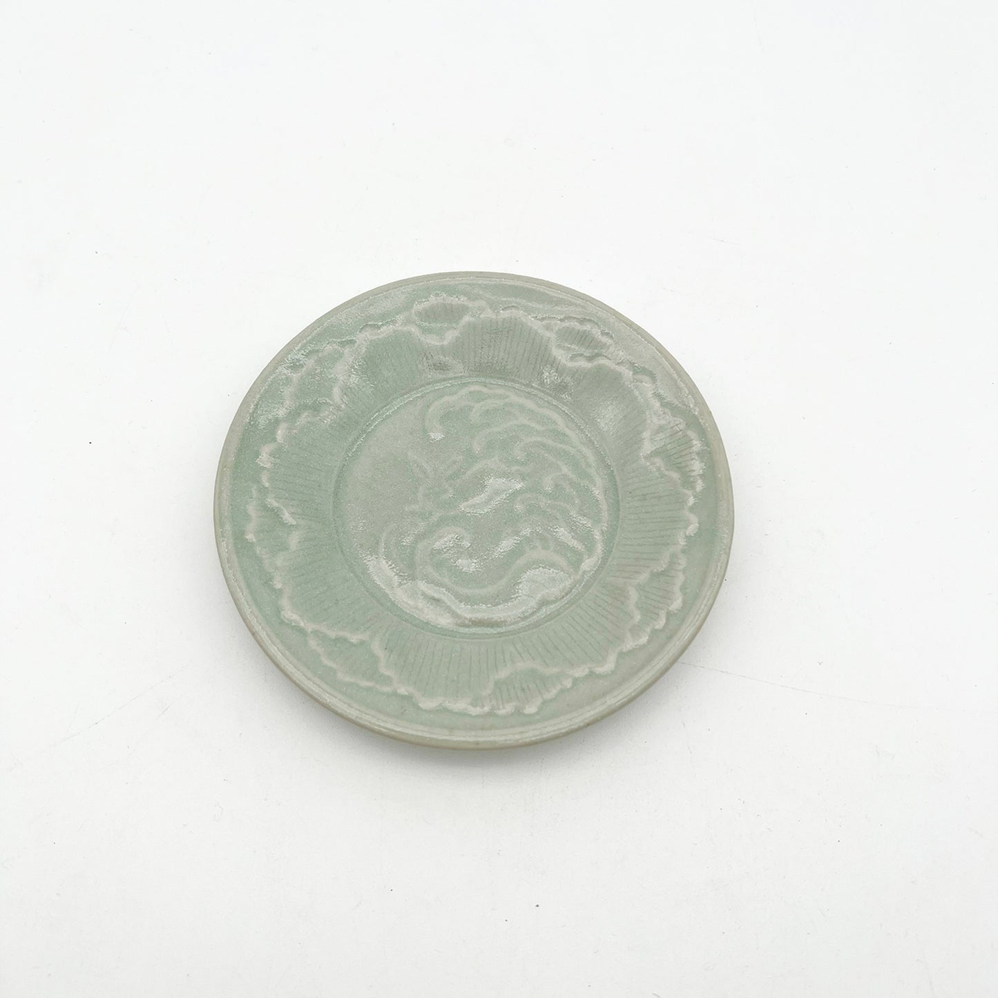 Celadon Rabbit Plate_Fumihiro Tamura