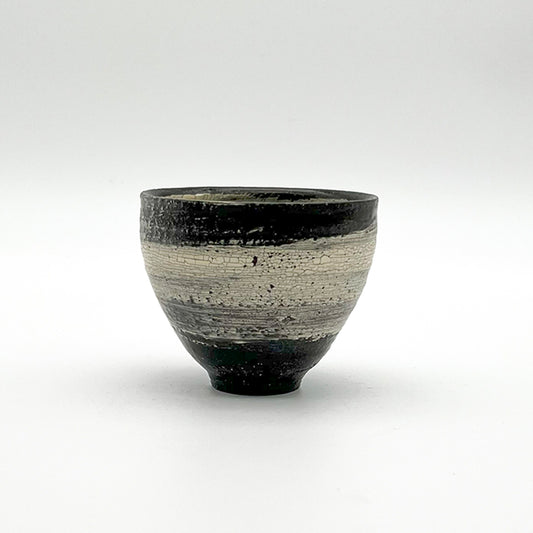 Black Brushed Small Cup_Atsushi Ogata