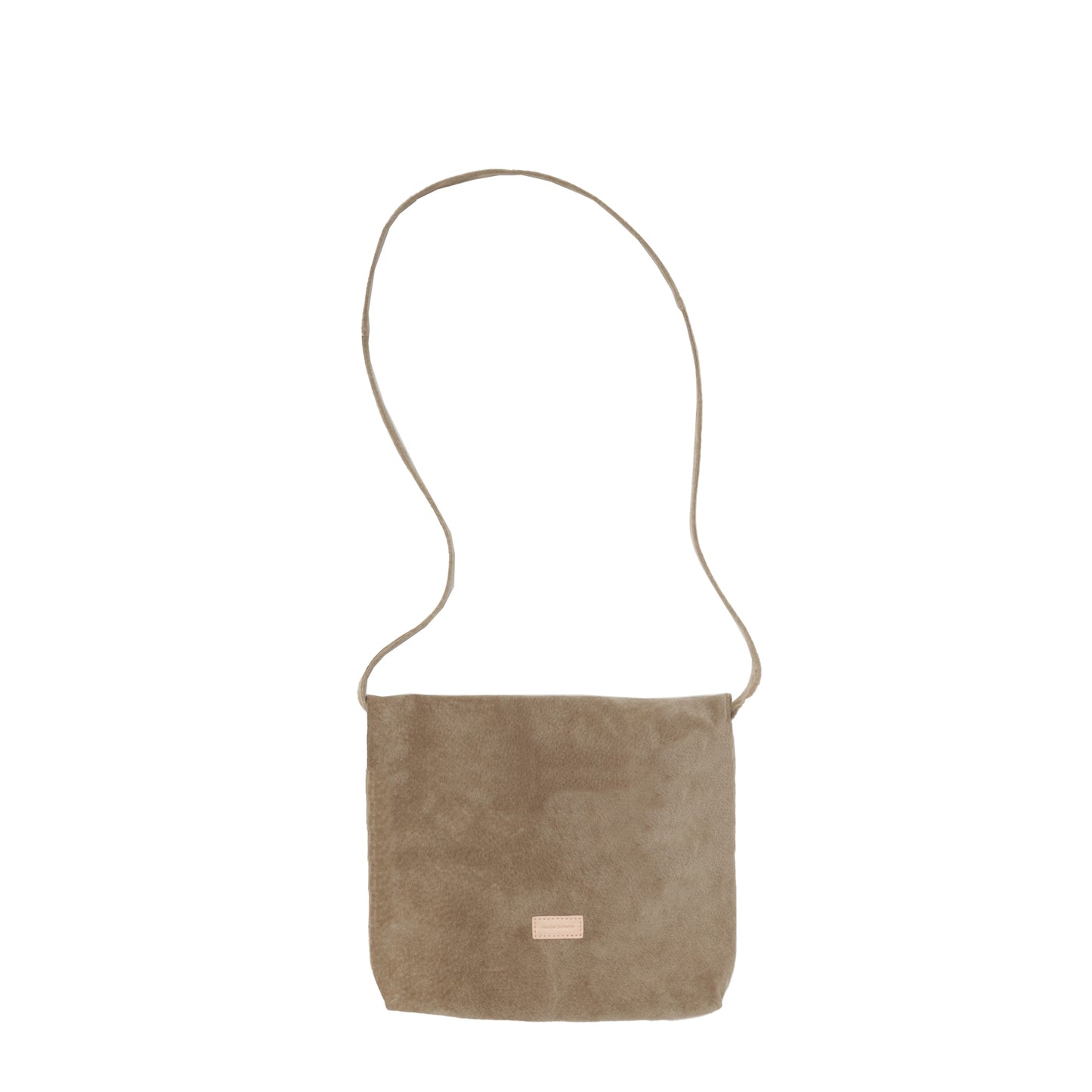 Pig flap shoulder bag small_beige_Hender Scheme