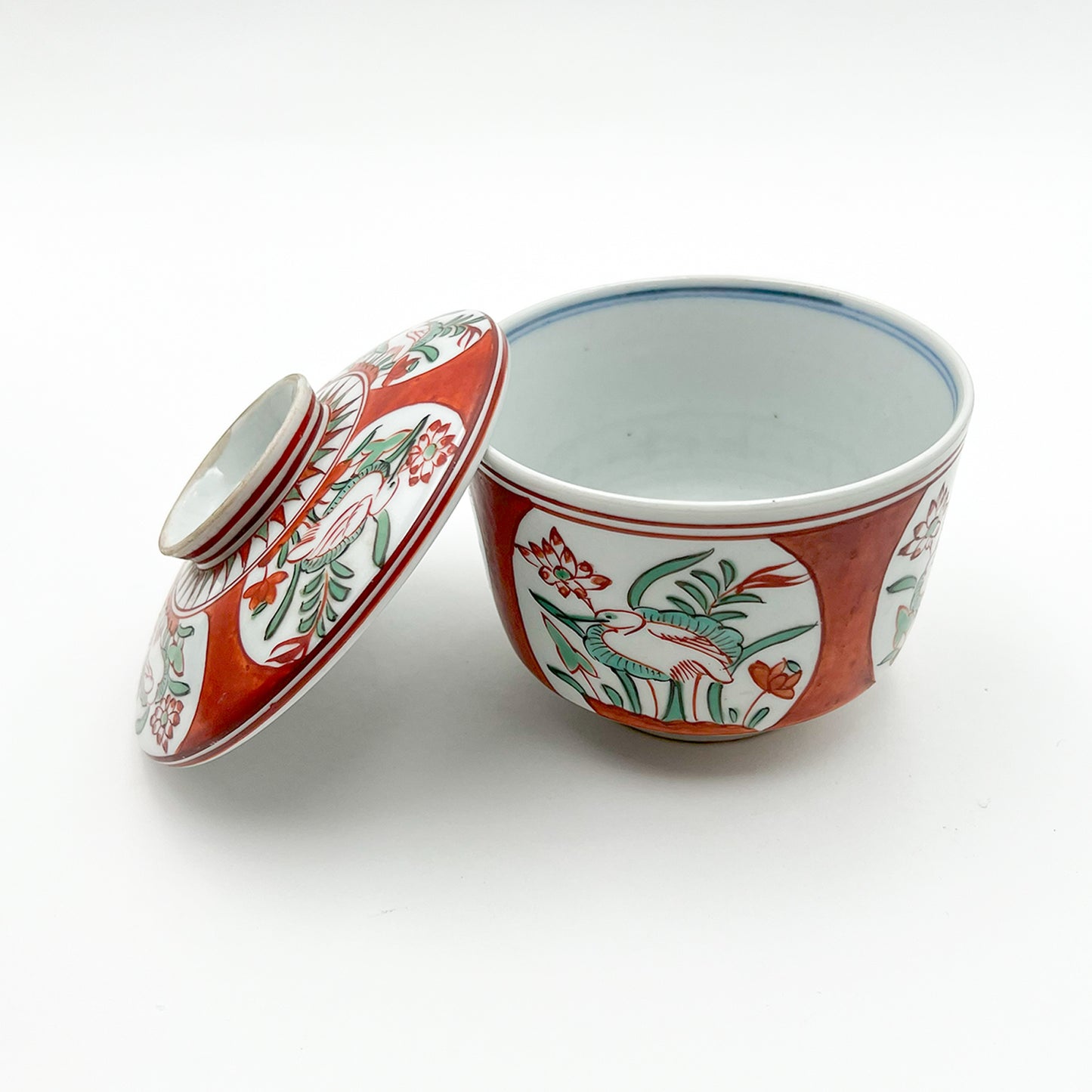 VINTAGE Lidded Bowl B