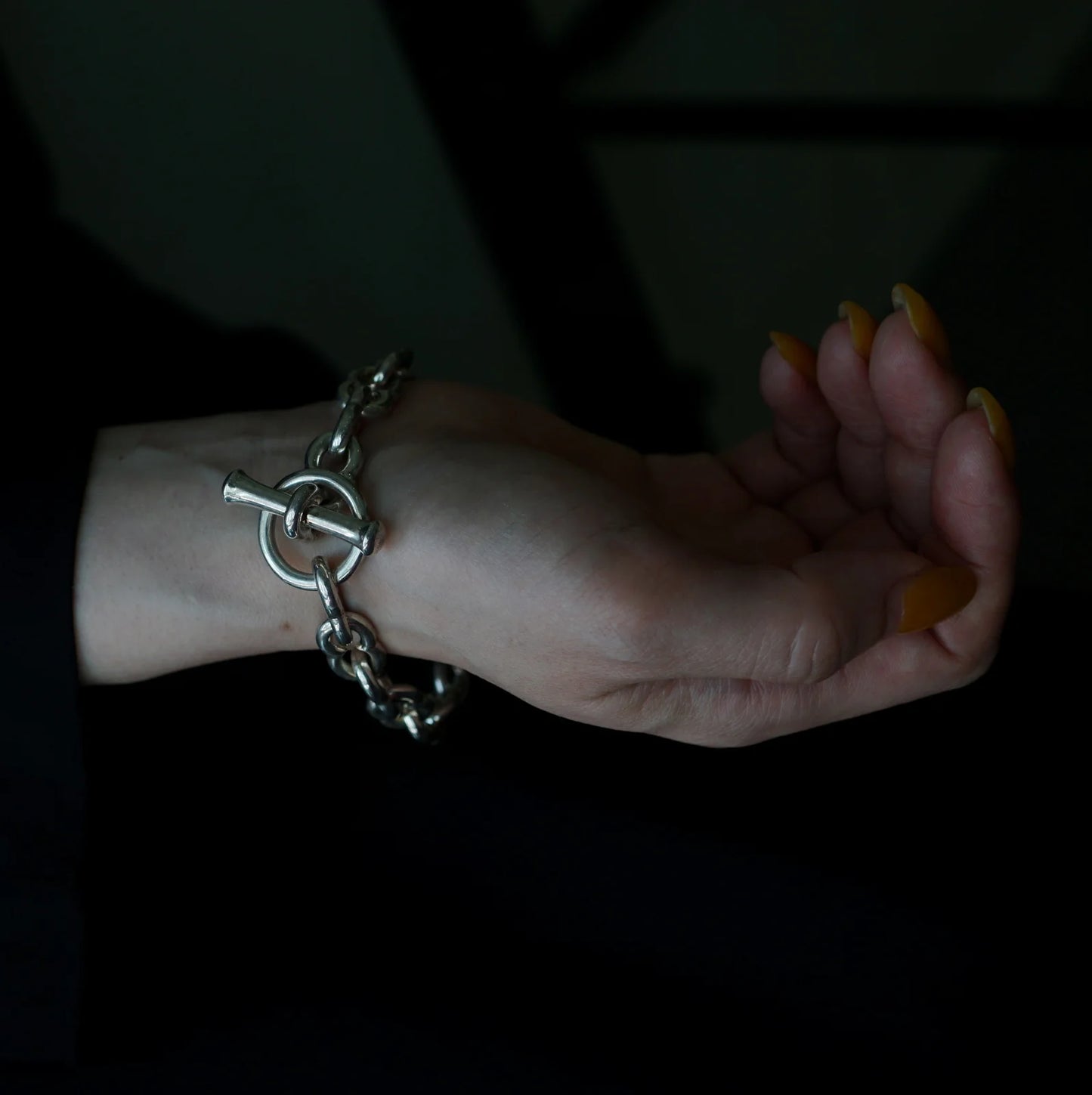 GIFTED IMPLOSION CHAIN BRACELET_OV_Φ3.5T_M