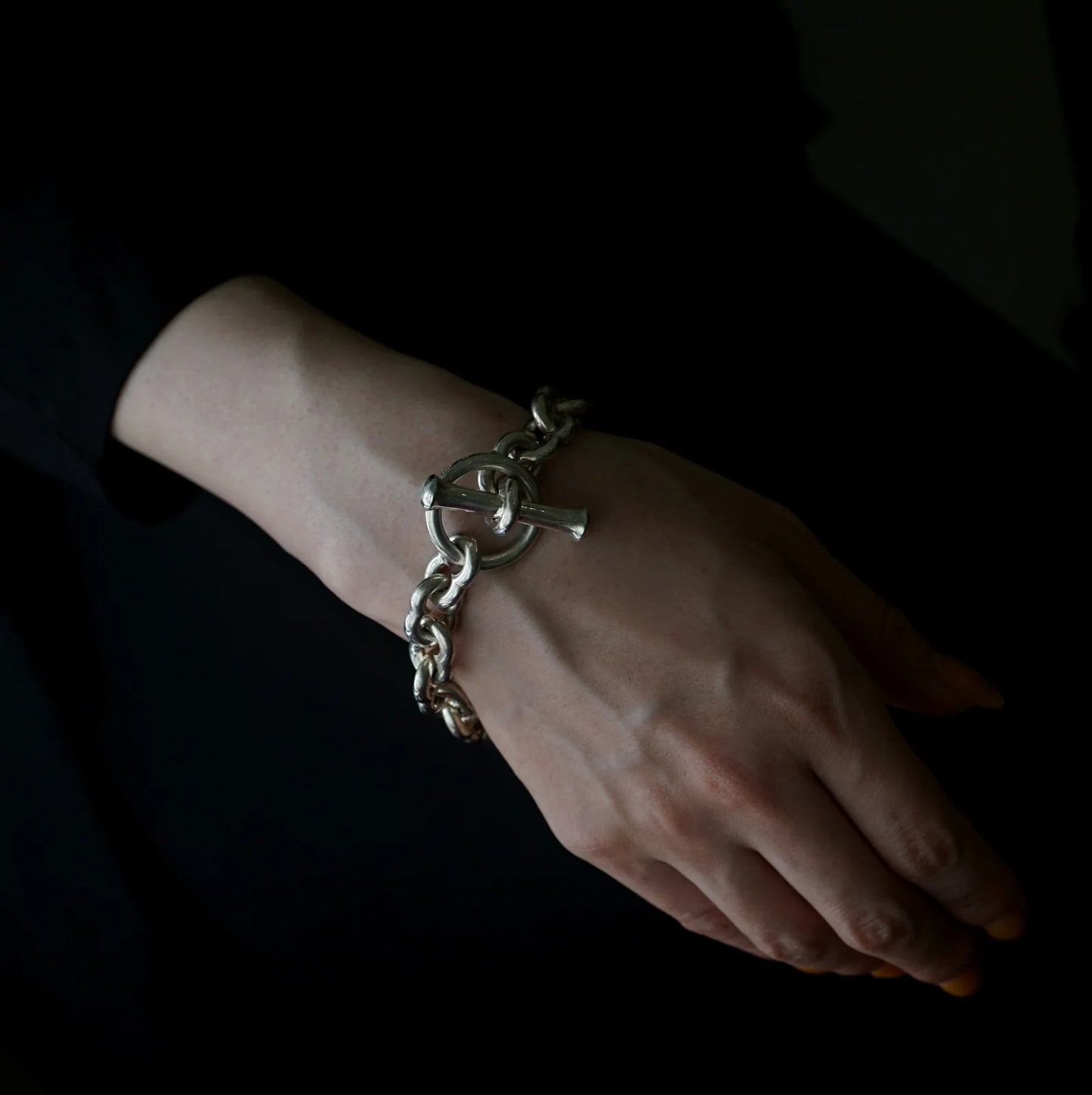 GIFTED IMPLOSION CHAIN BRACELET_OV_Φ3.5T_M