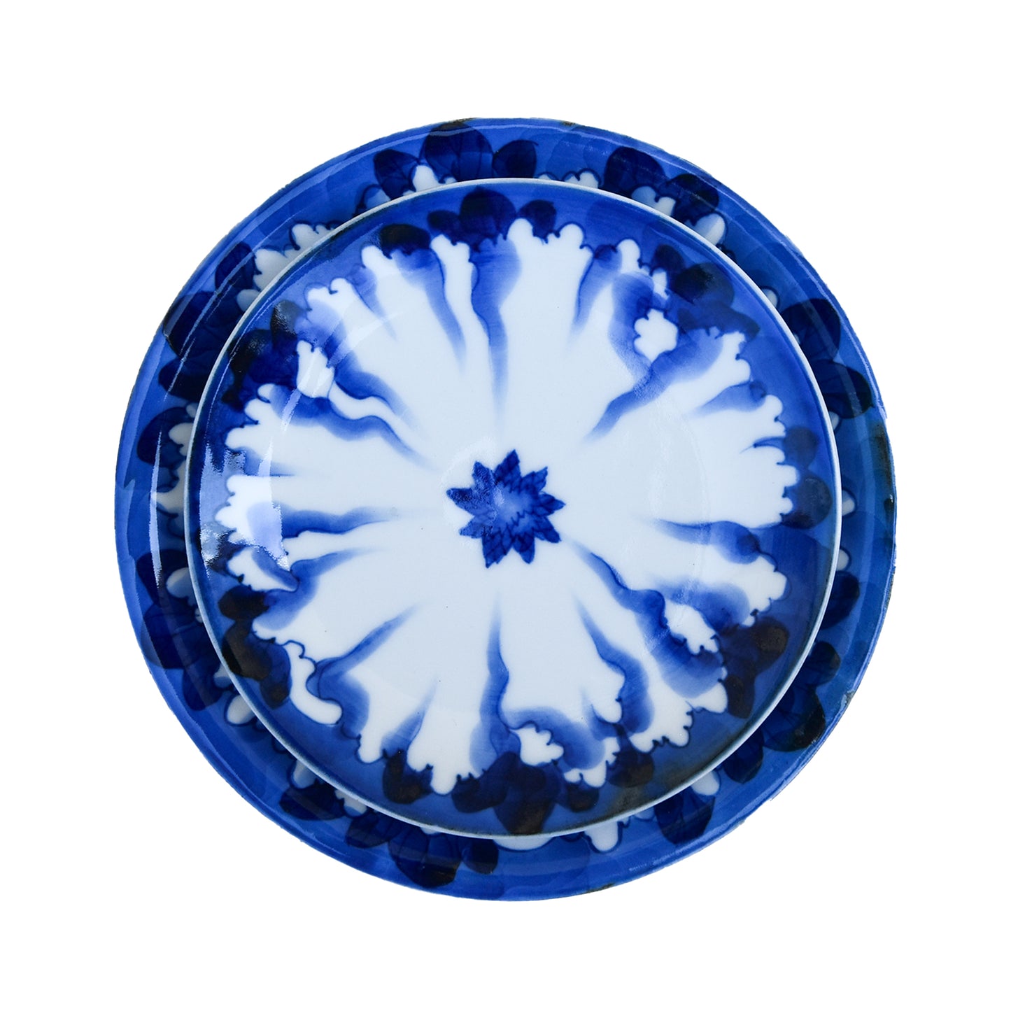 Japanese antique ceramic plate S