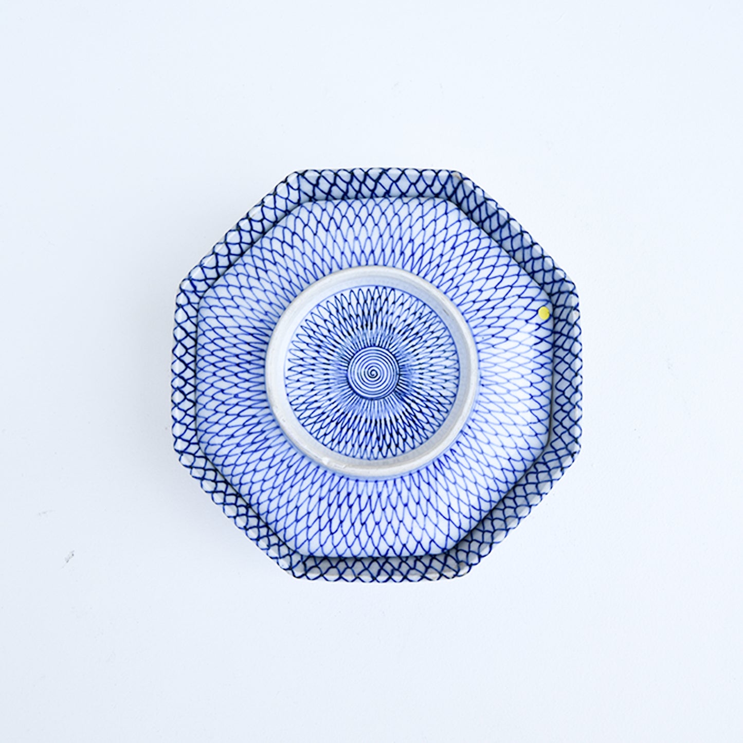 Japanese antique ceramic Lid Bowl