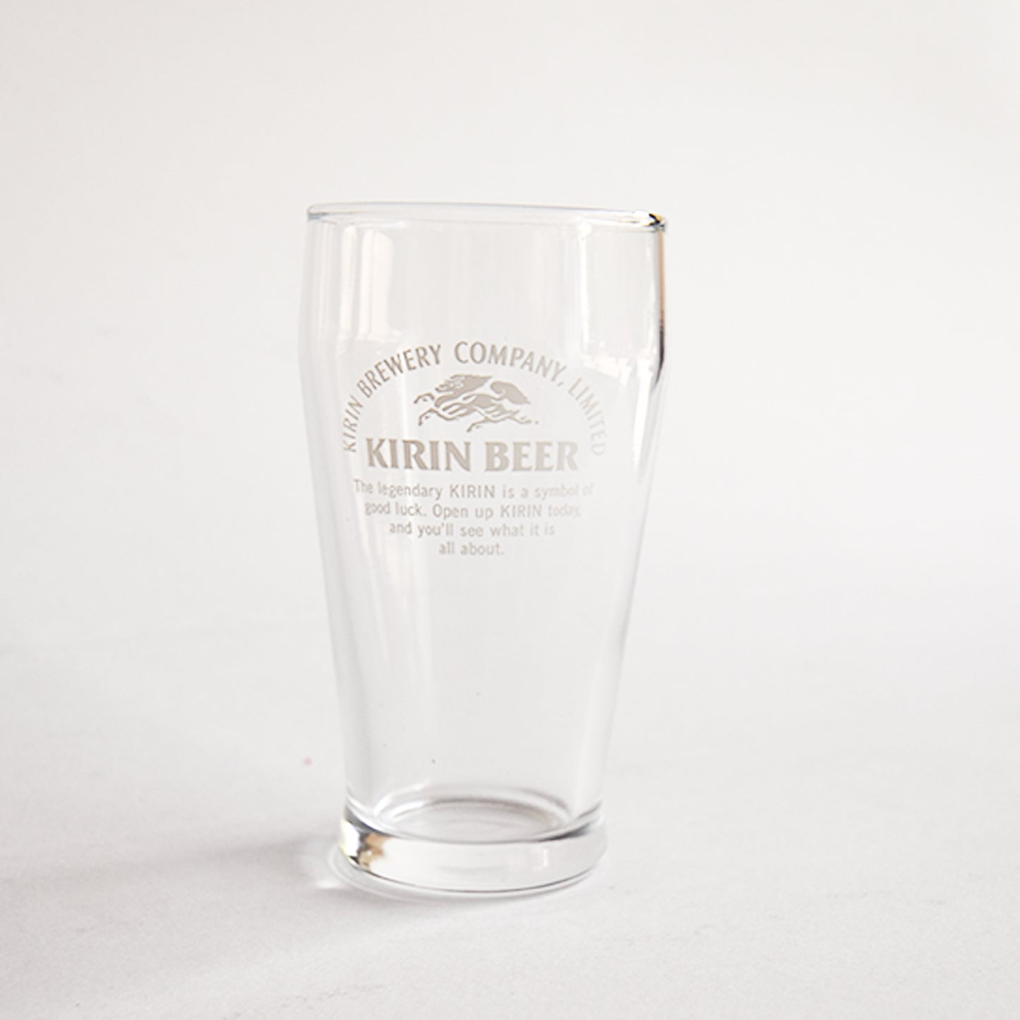 Vintage Kirin beer glass