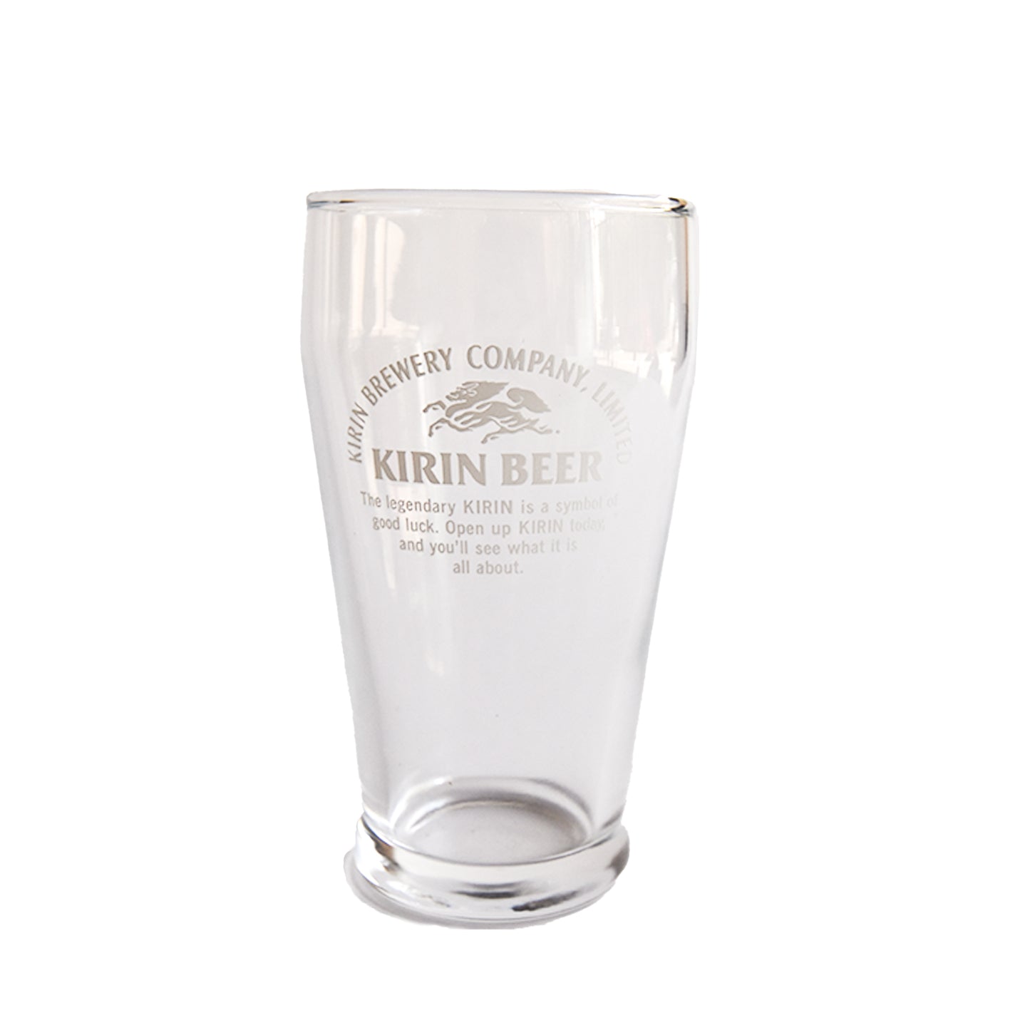 Vintage Kirin beer glass