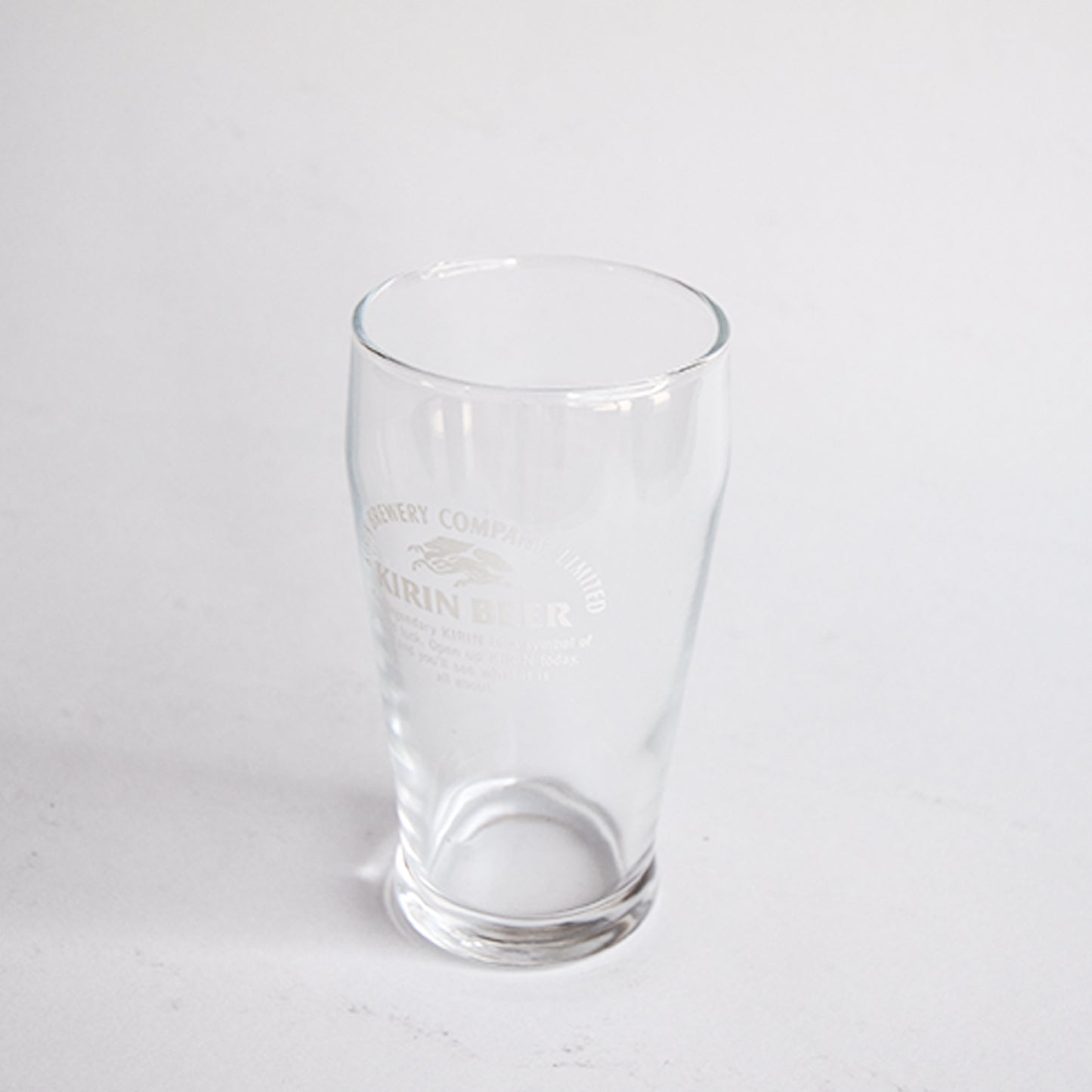 Vintage Kirin beer glass