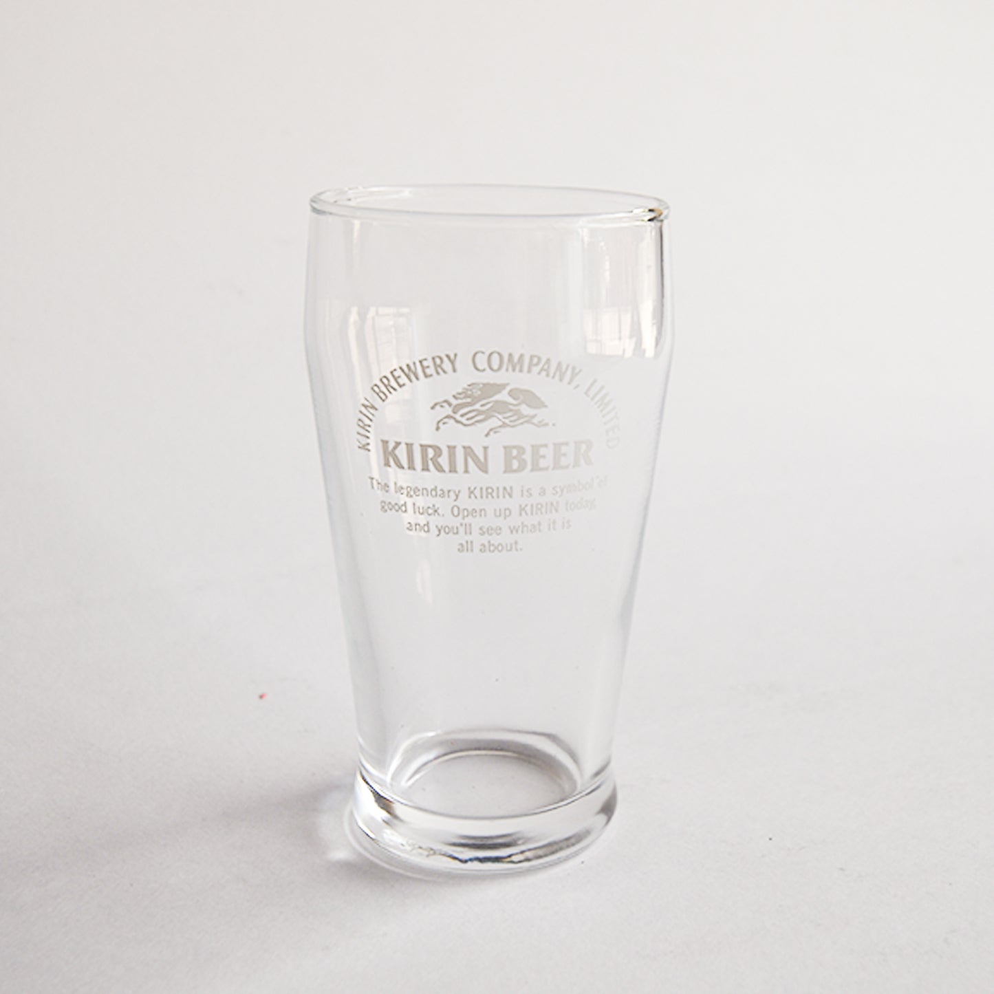 Vintage Kirin beer glass