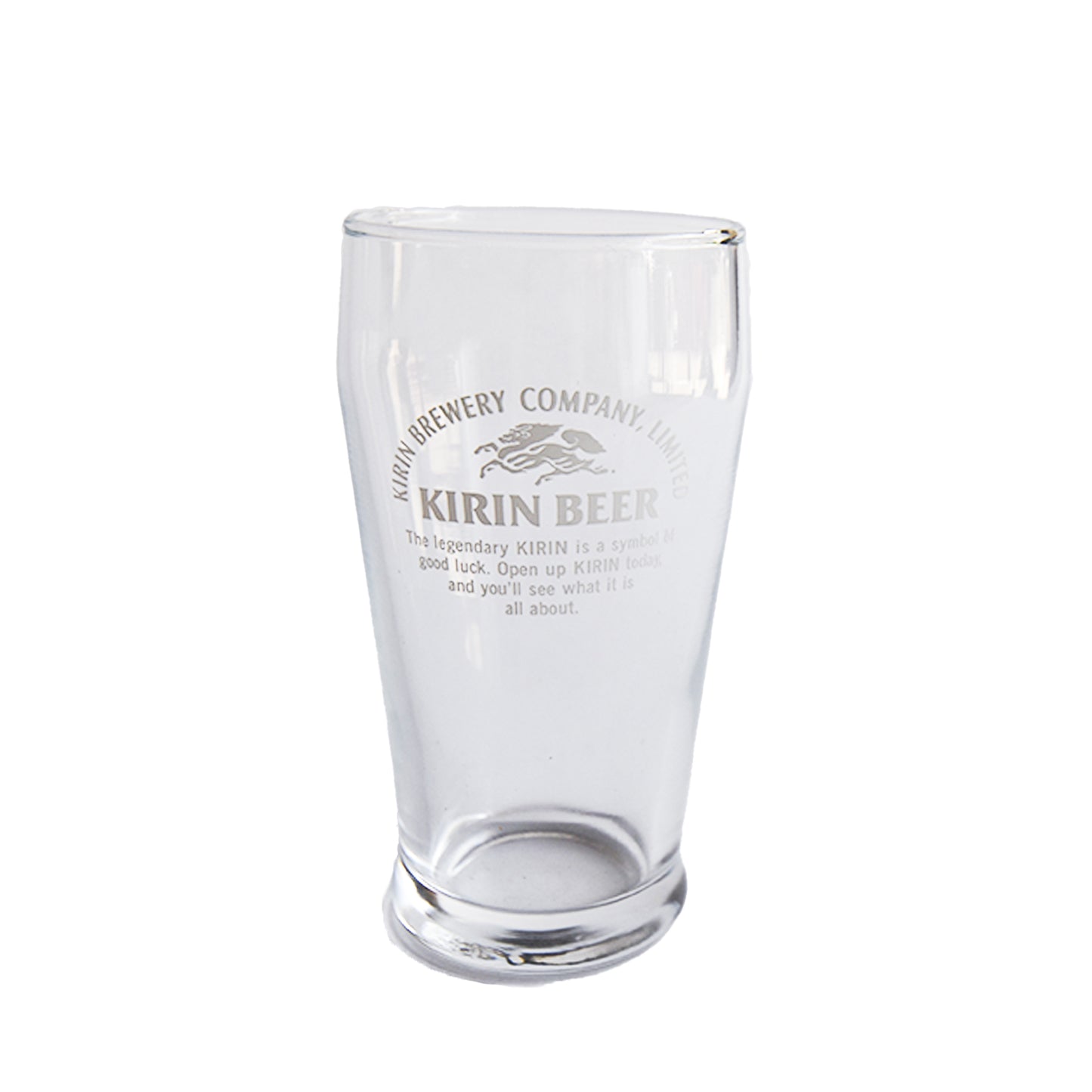 Vintage Kirin beer glass