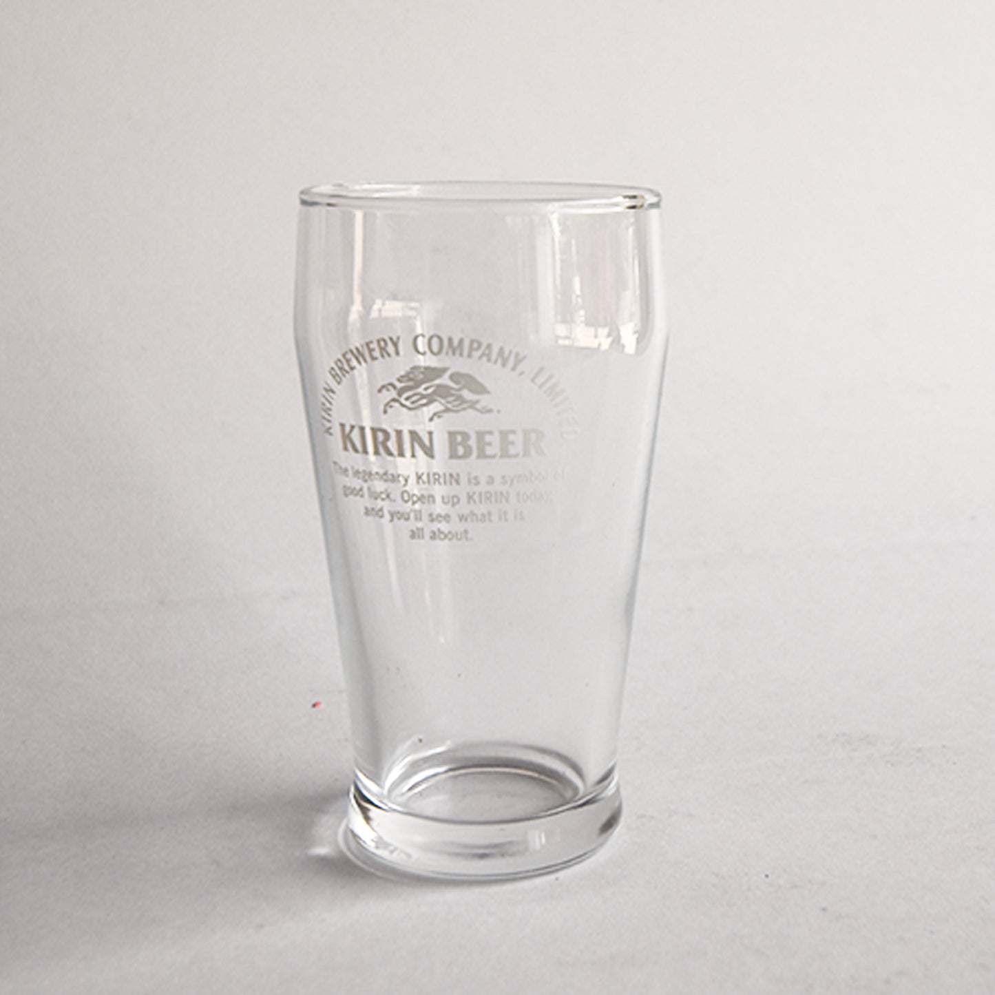 Vintage Kirin beer glass
