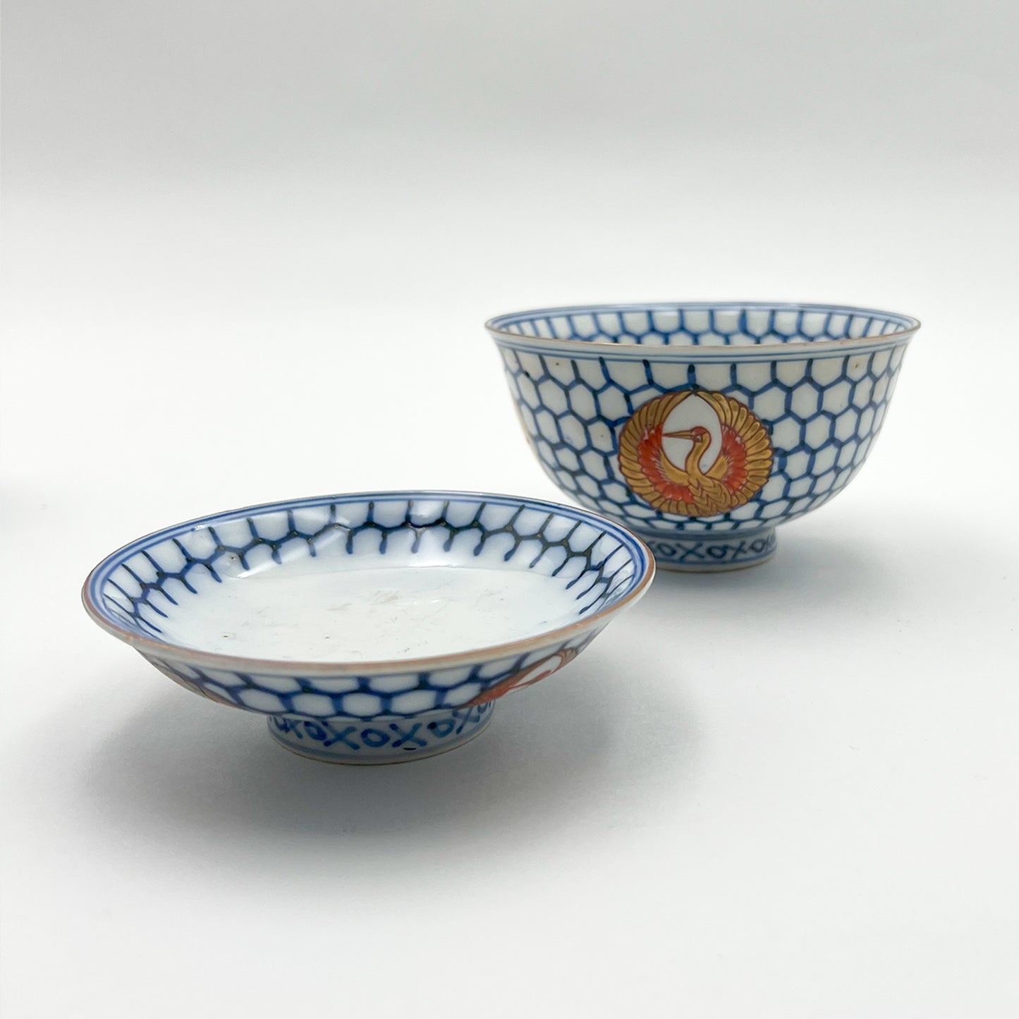 VINTAGE Lidded Bowl A
