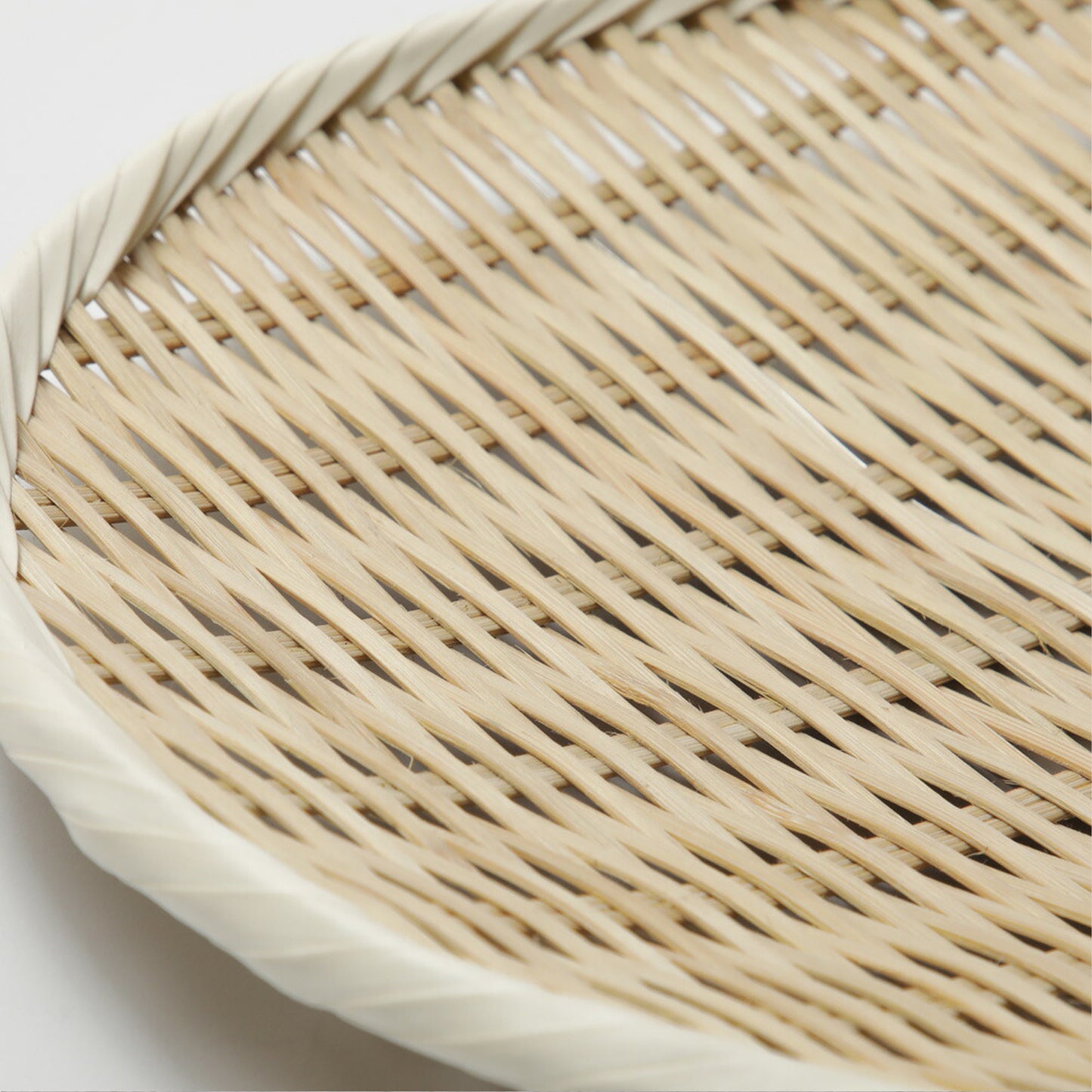 Round Bamboo Colander L