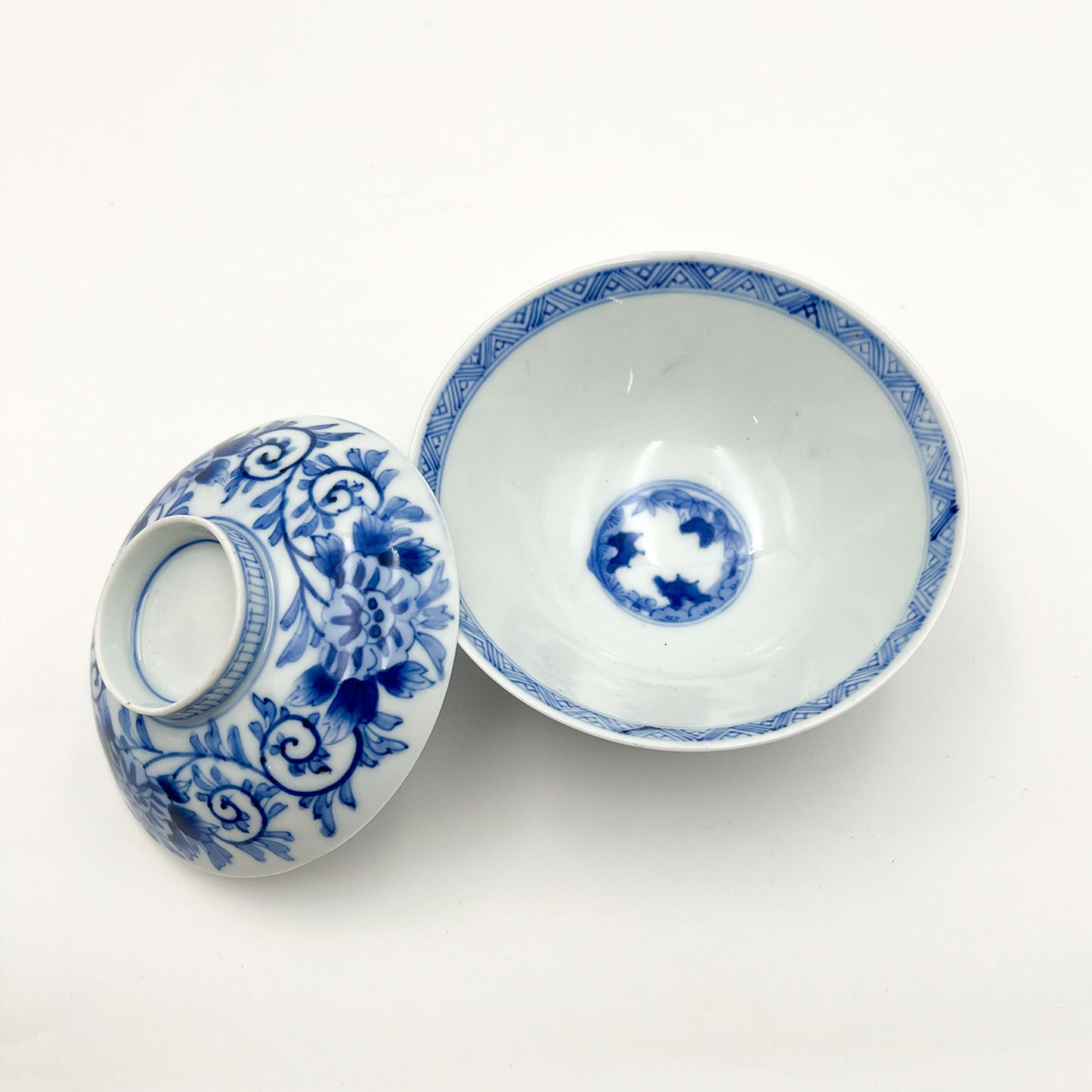 VINTAGE Lidded Bowl C
