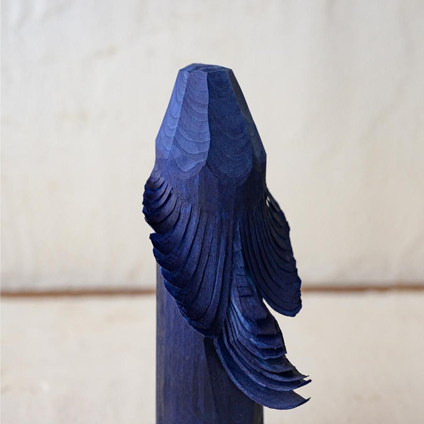 Single-cut wood carving ai-poppo