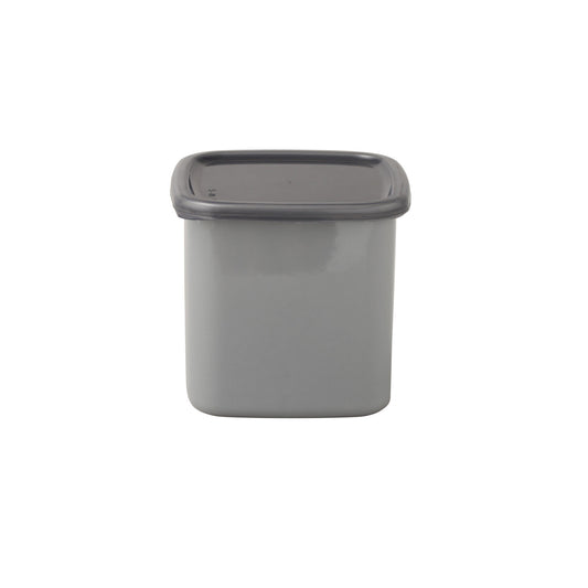 Gray Square L with Lid