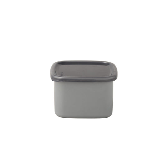 Gray Square M with Lid