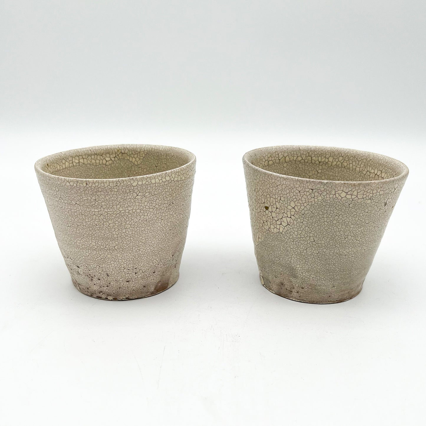 White Crackle Sake Cup_Atsushi Ogata