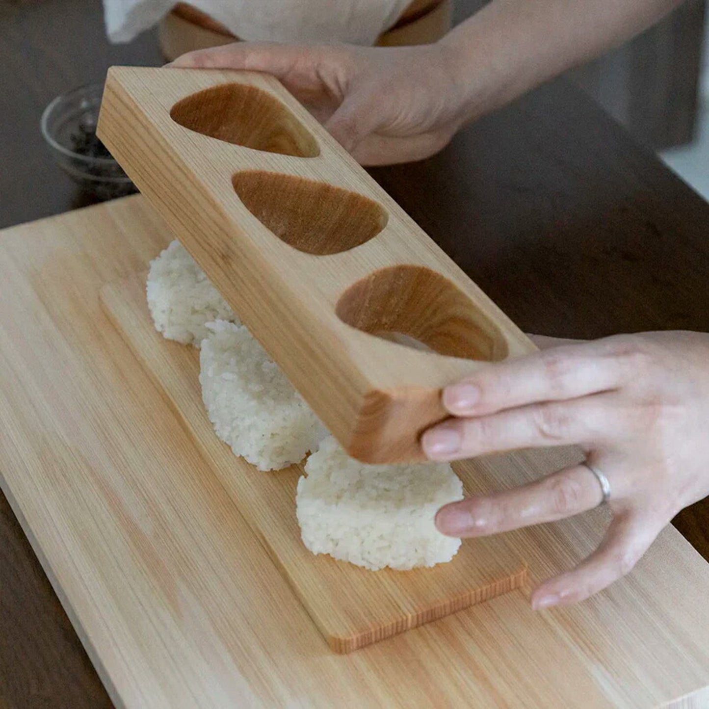 Wooden Onigiri Mold
