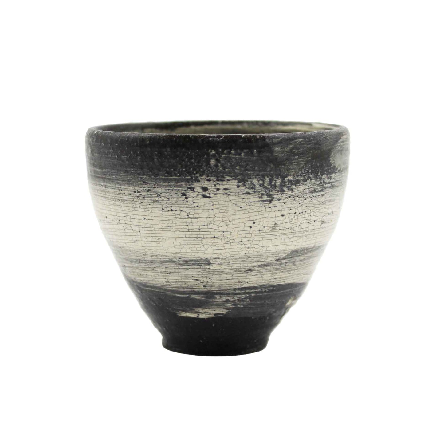 Black Brushed Small Cup 57A_Atsushi Ogata
