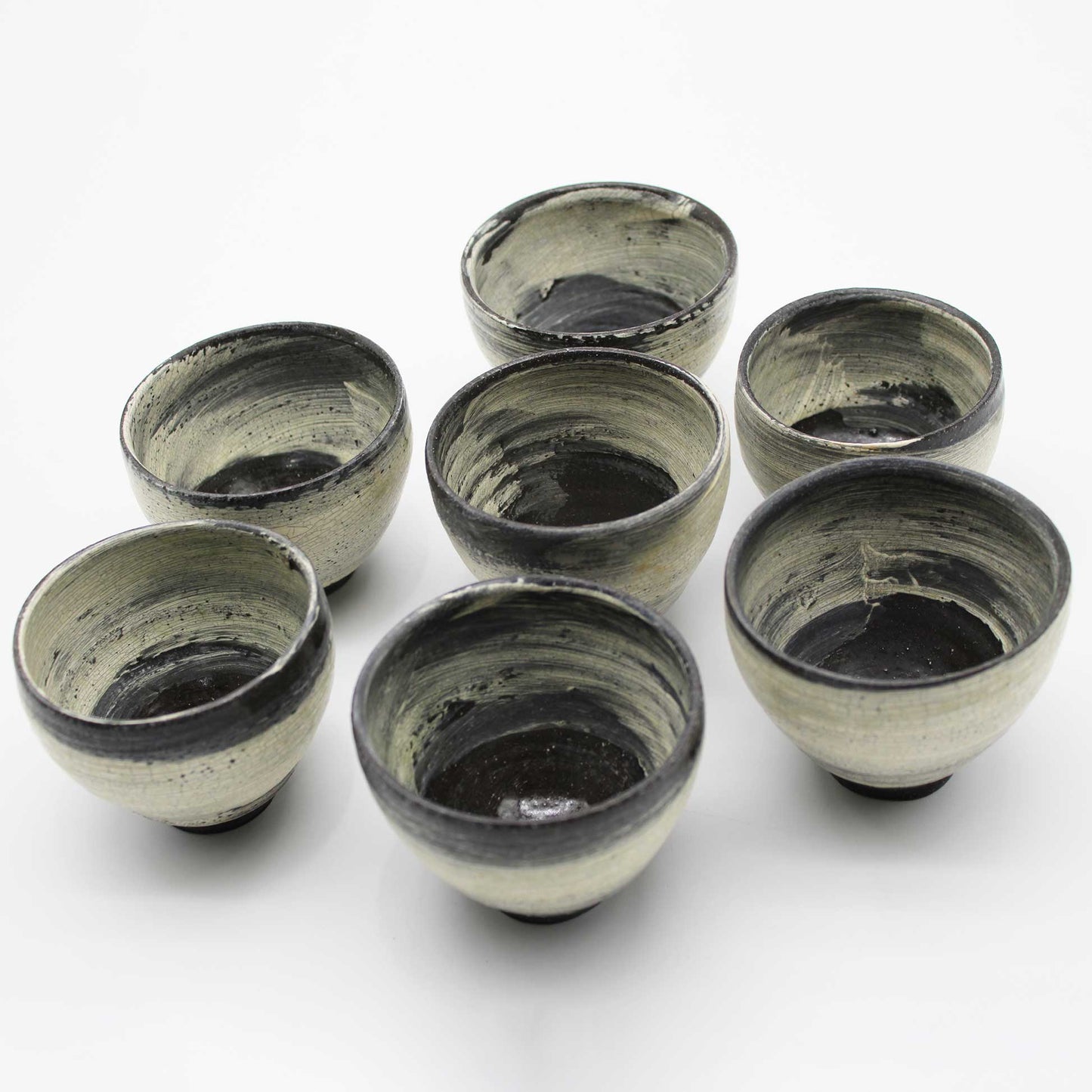Black Brushed Small Cup 57A_Atsushi Ogata