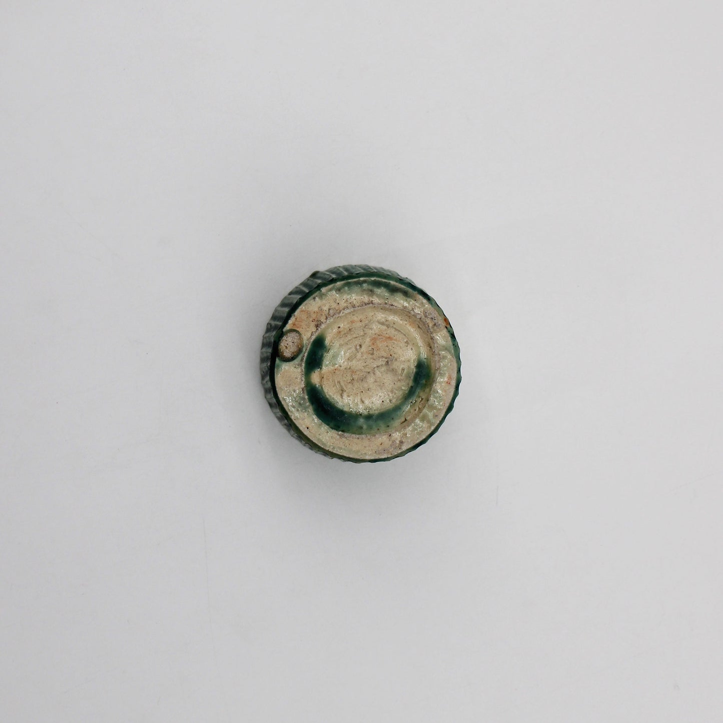 Oribe Glaze Faceted Cup 57A_Michikazu Sakai