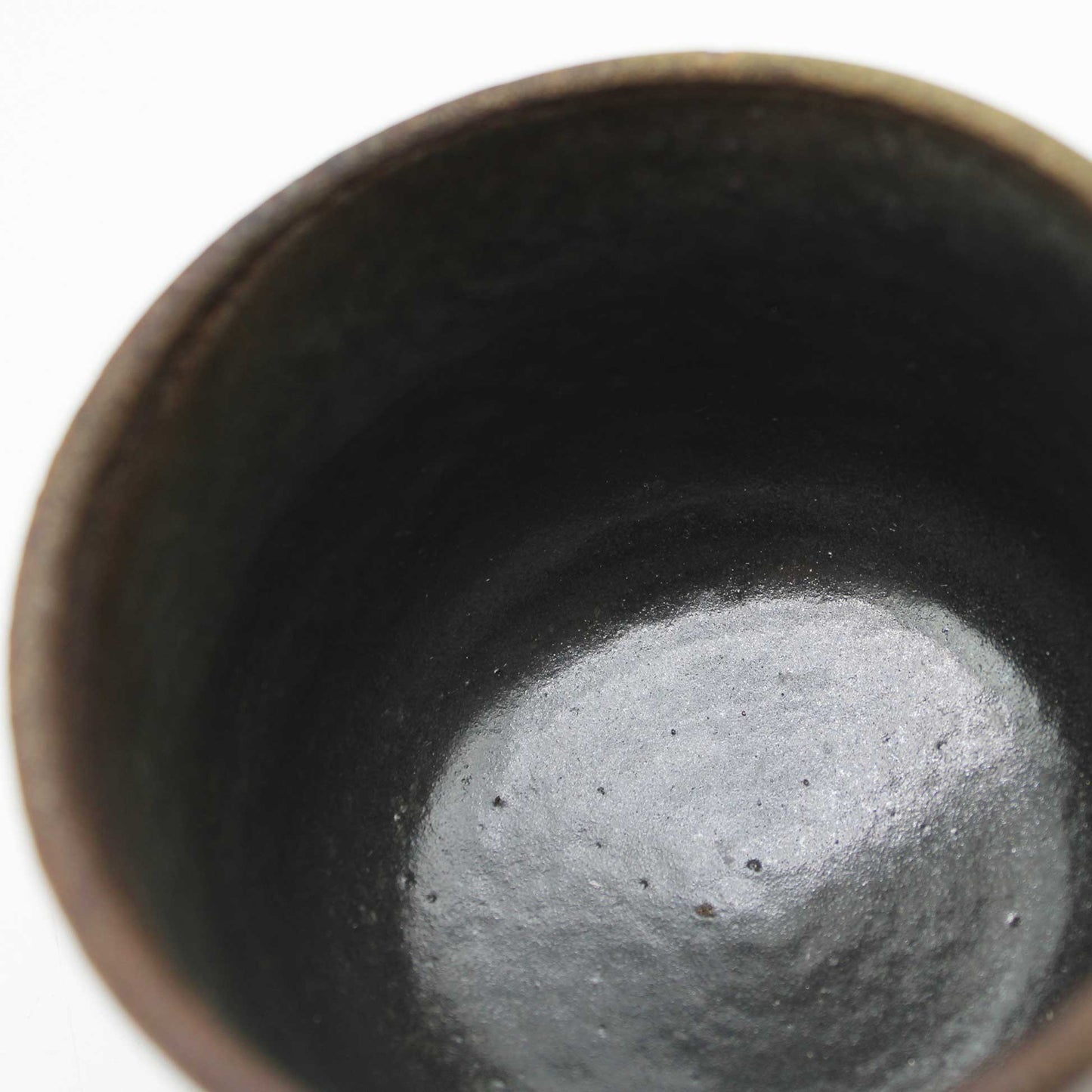 Black Glaze Palm Cup 57A_Kanata Shisama