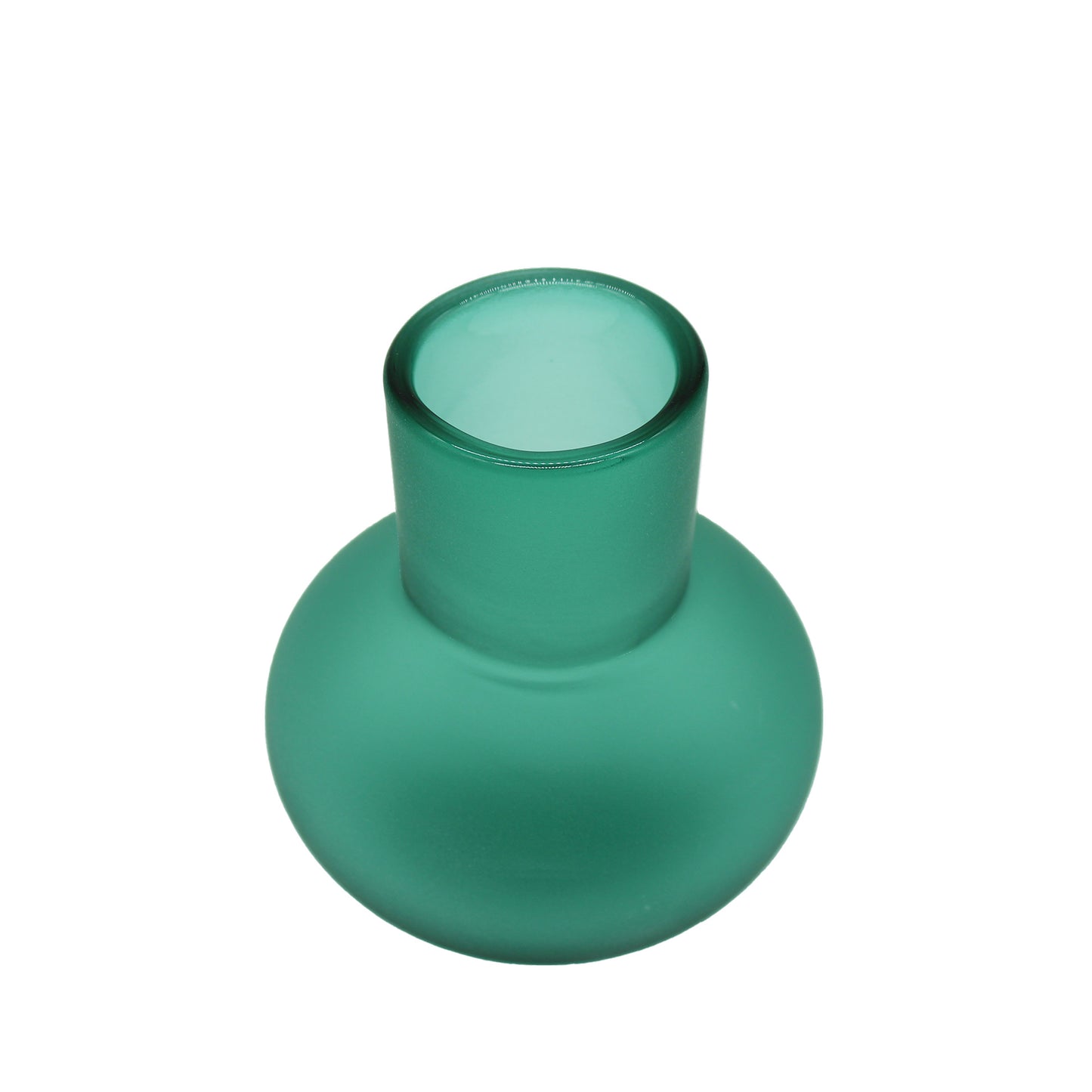 Frost vase Chimney Bluegreen