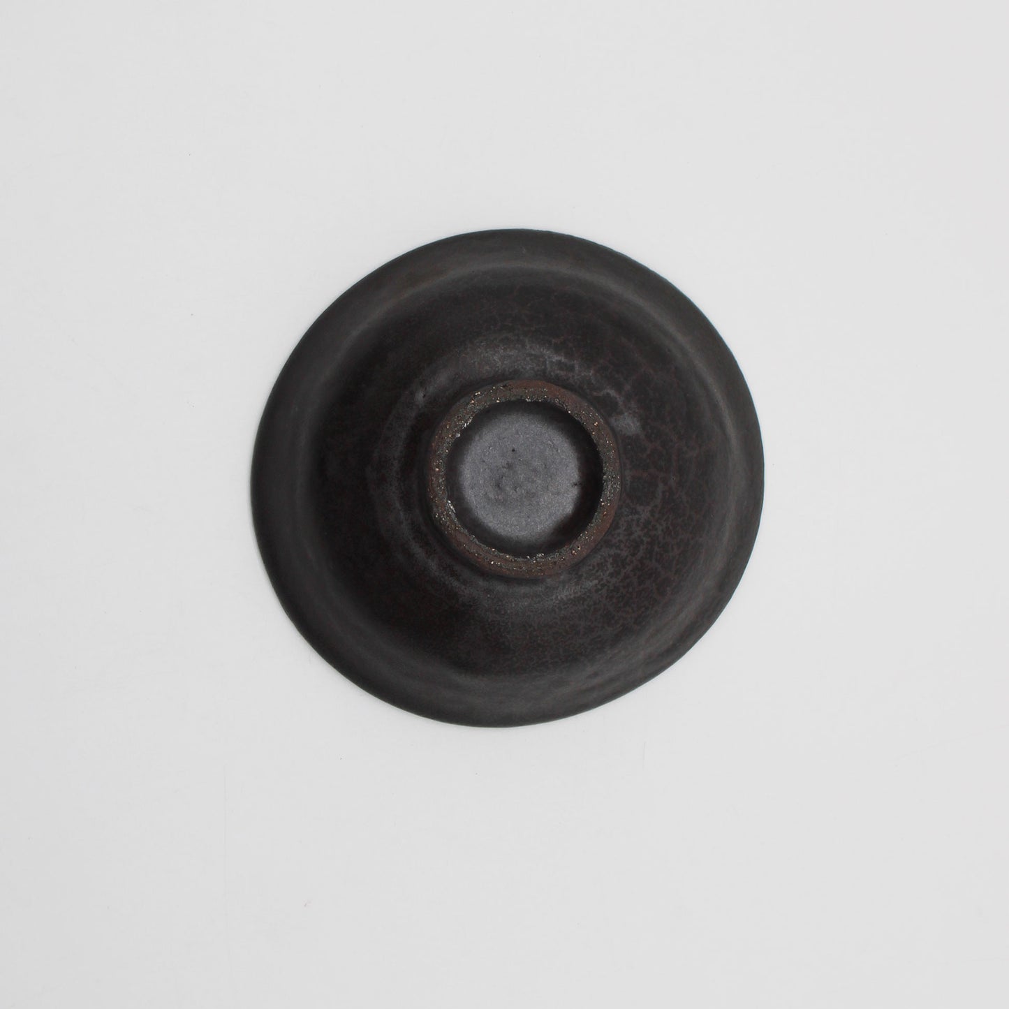 Black glaze rice bowl 57A_Kanata Shisama