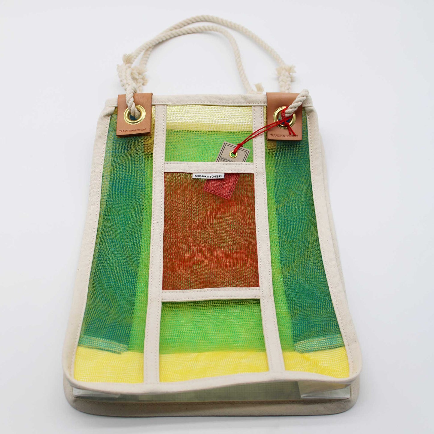 Orange net KNOT Bag Pocket S