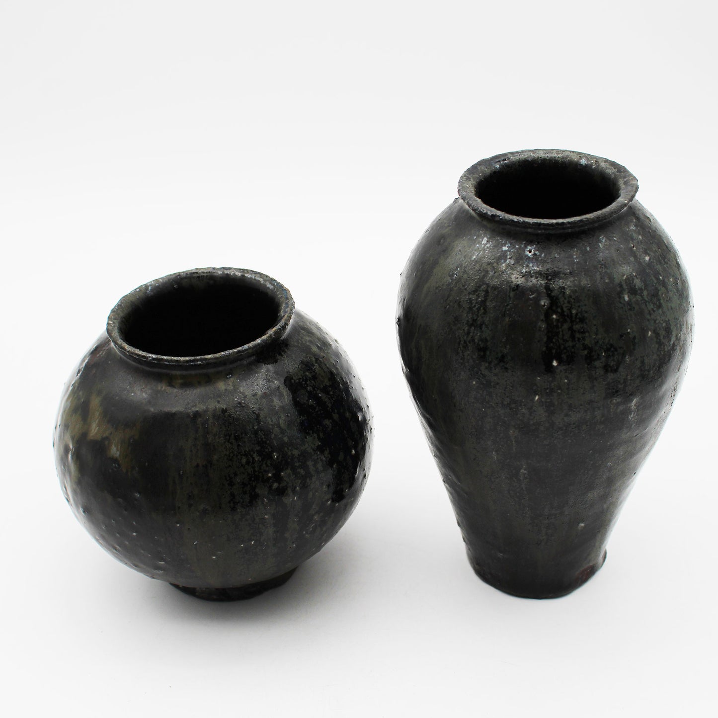 Vase Black Glaze C 604_Toru Hatta