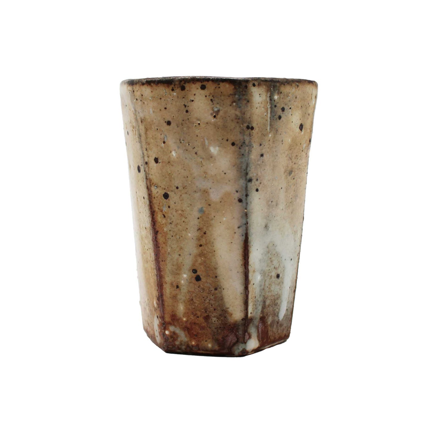 Kohiki Hexagonal Yunomi 57A_Michikazu Sakai