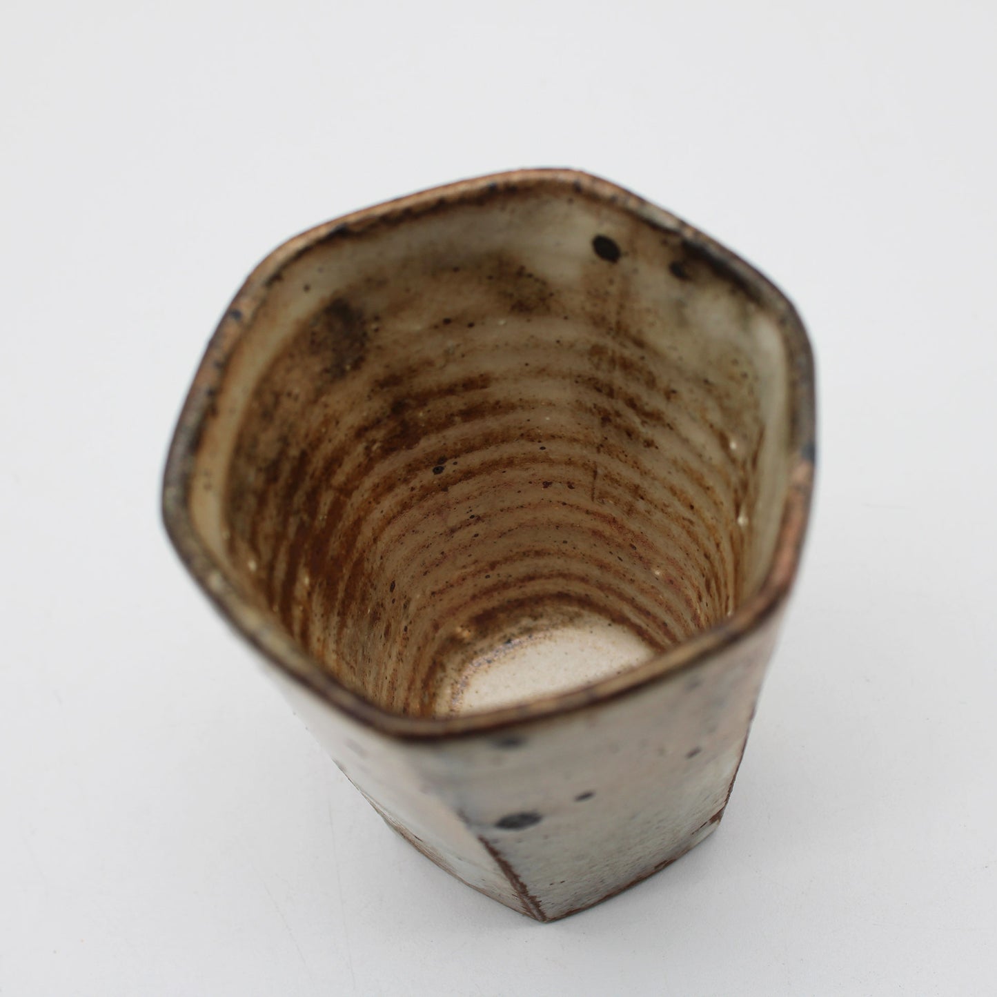 Kohiki Hexagonal Yunomi 57A_Michikazu Sakai