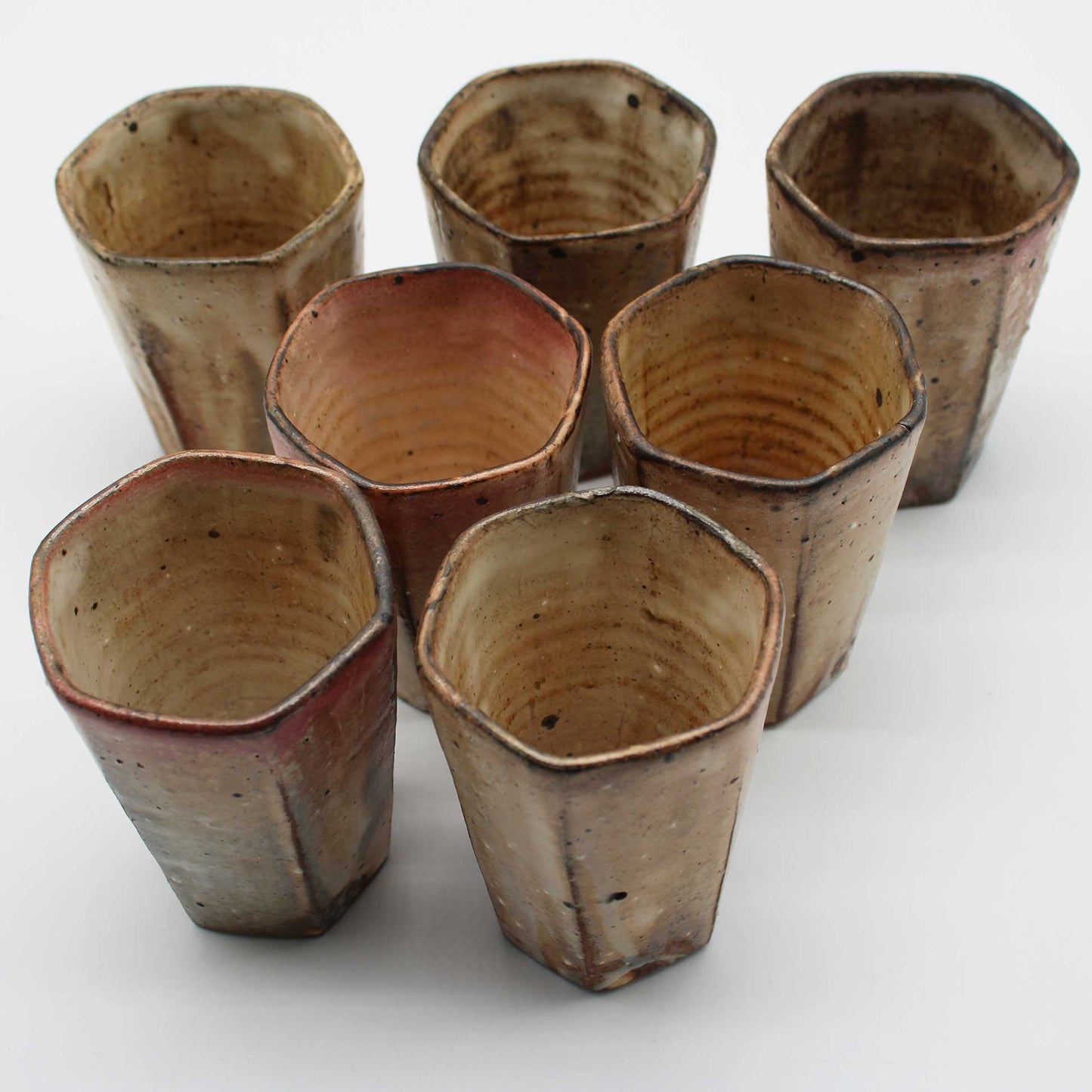 Kohiki Hexagonal Yunomi 57A_Michikazu Sakai