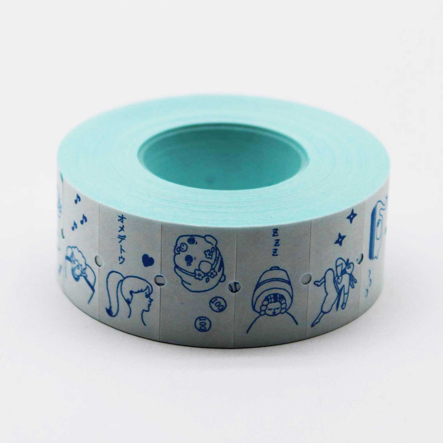 Label Roll Seal 8 Designs Illustration