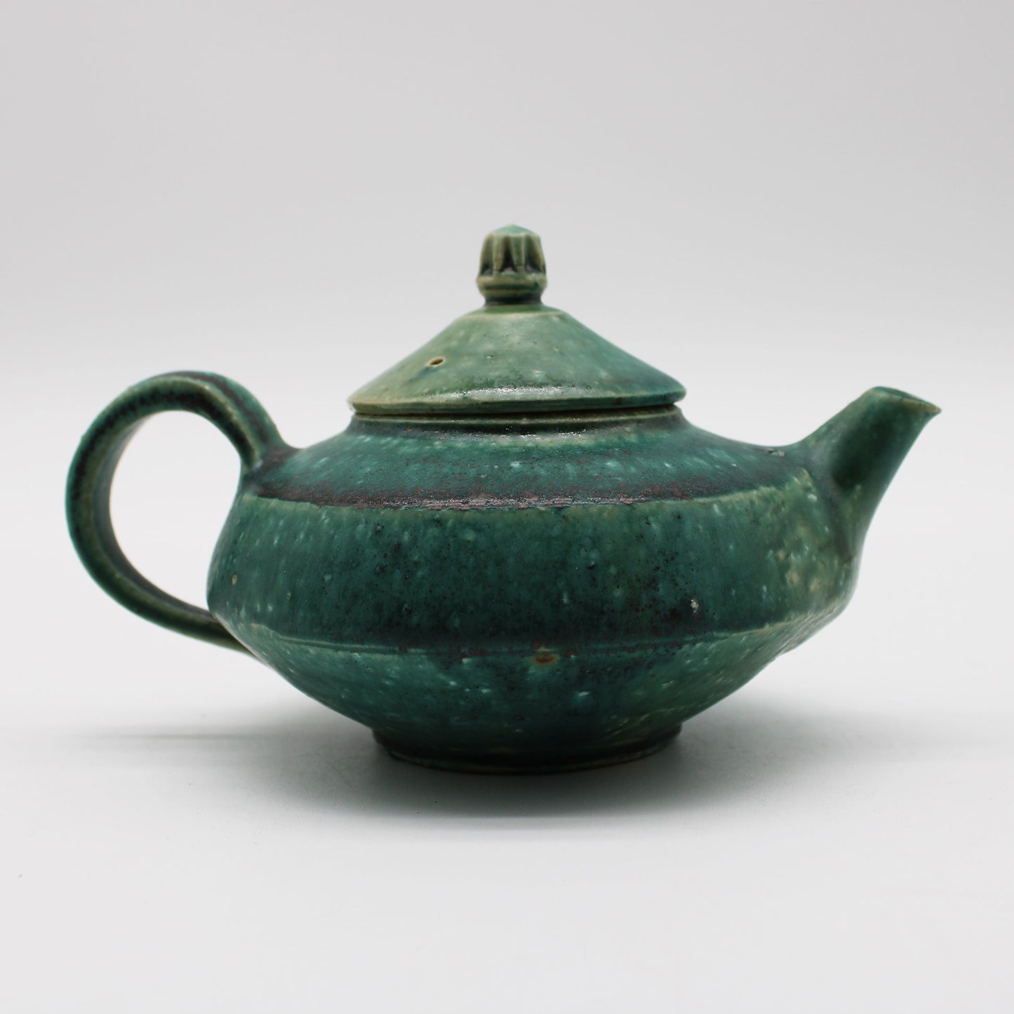 Oribe Glaze Pot 57A_Michikazu Sakai