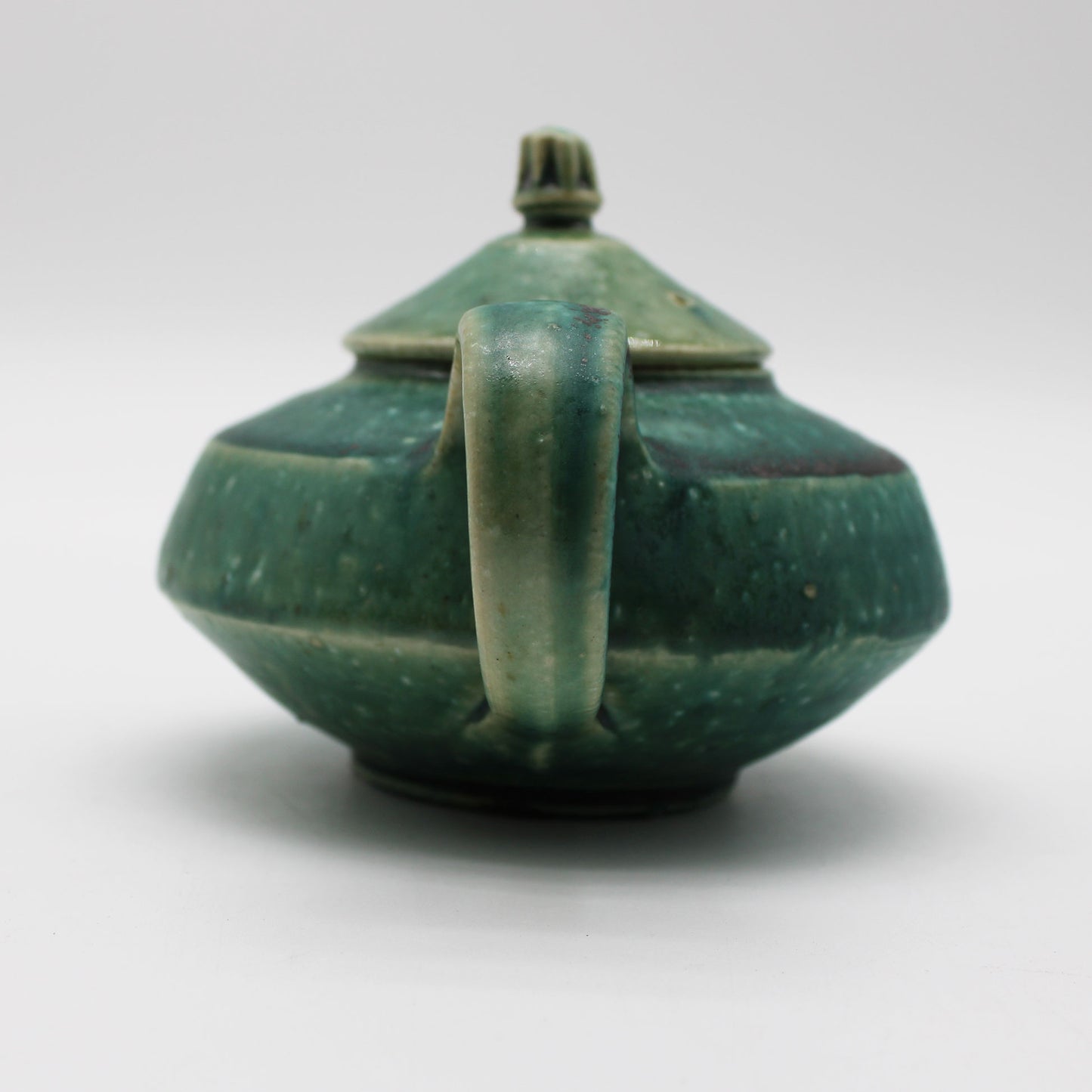 Oribe Glaze Pot 57A_Michikazu Sakai